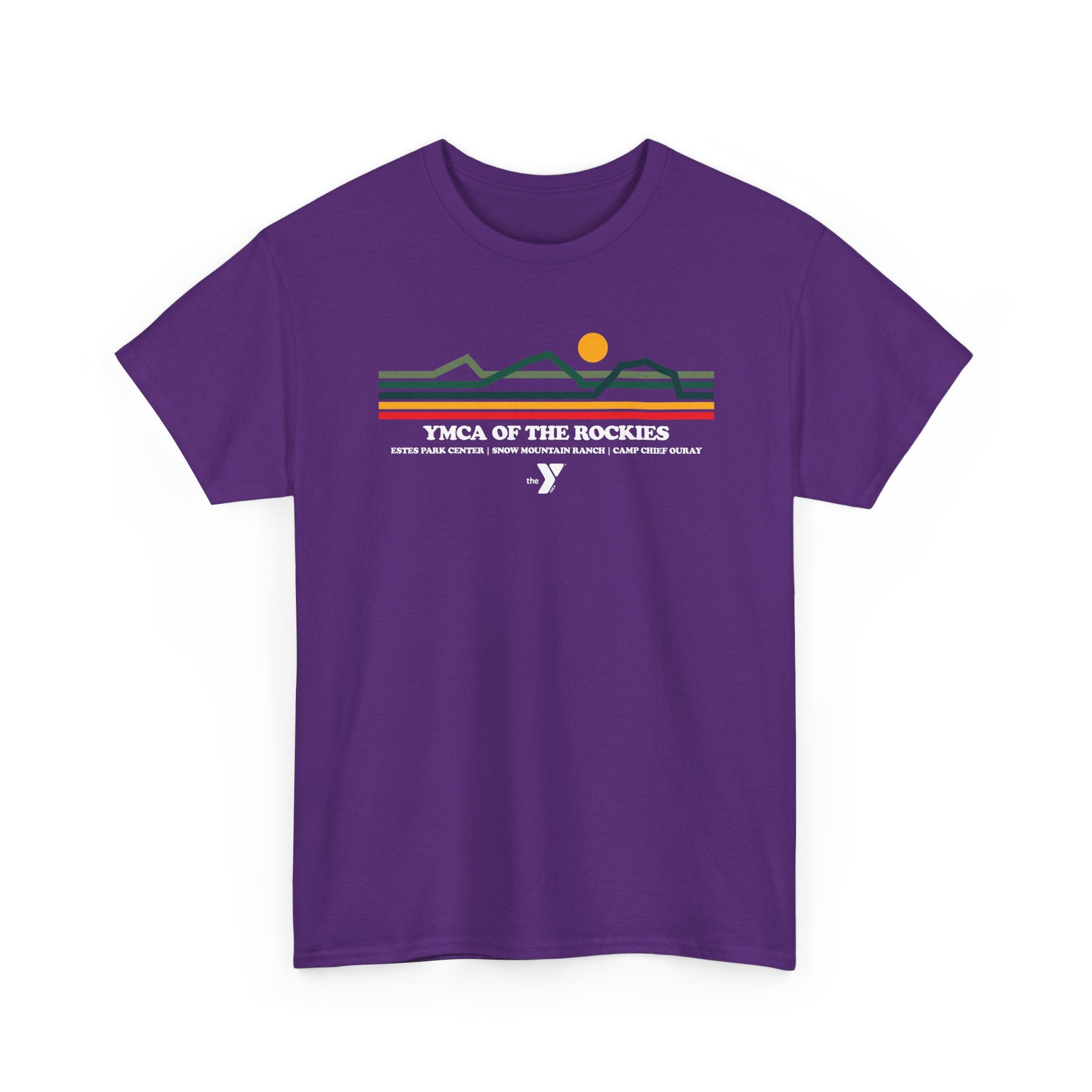 YMCA OF THE ROCKIES TOPO LOGO TEE