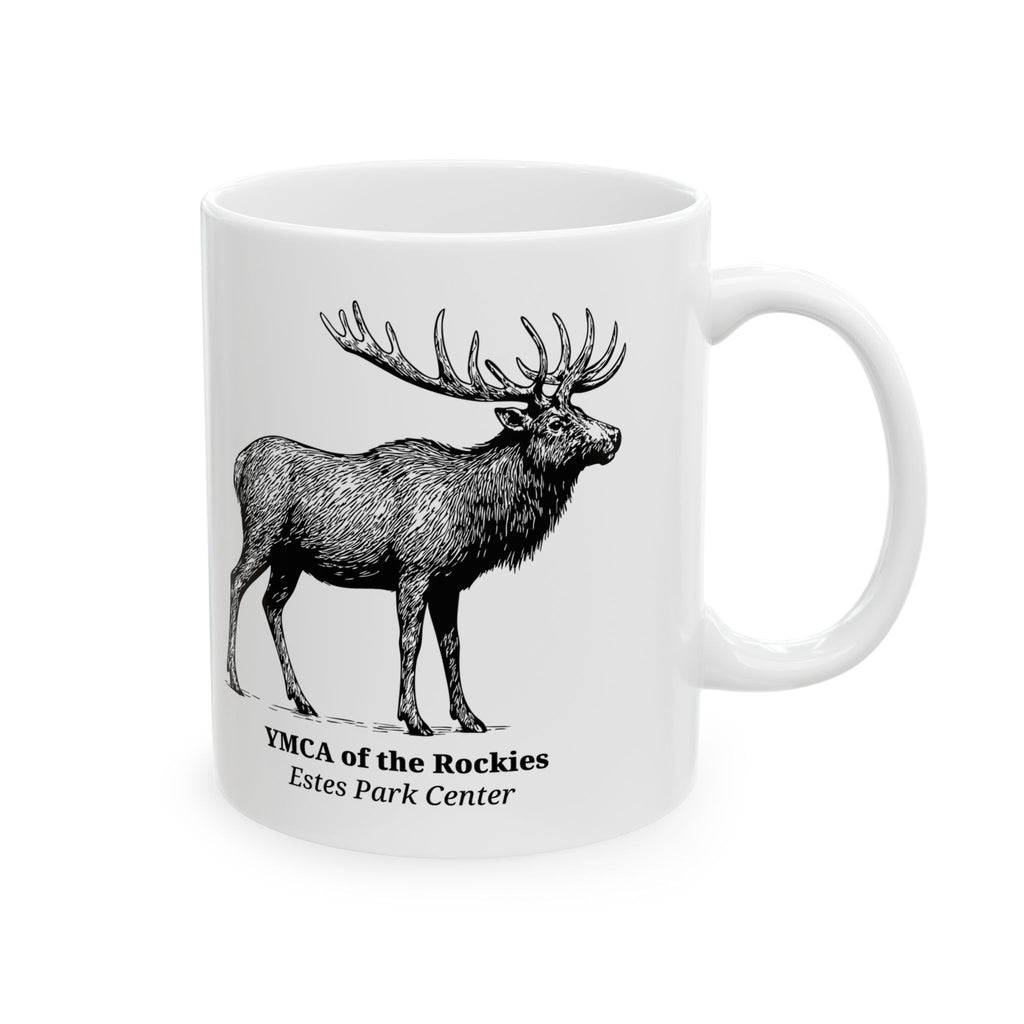 Estes Park Center Elk Ceramic Mug, 11oz