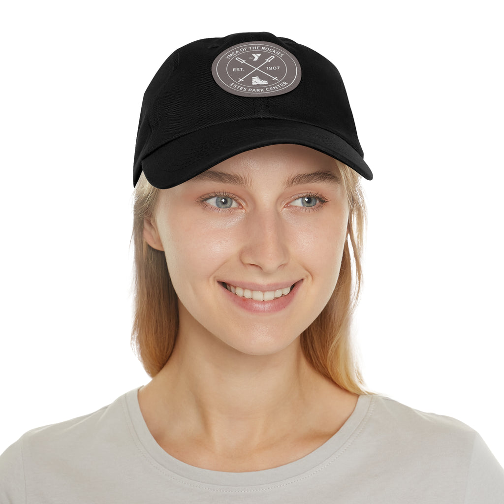 Estes Park Center Leather Patch Dad Hat