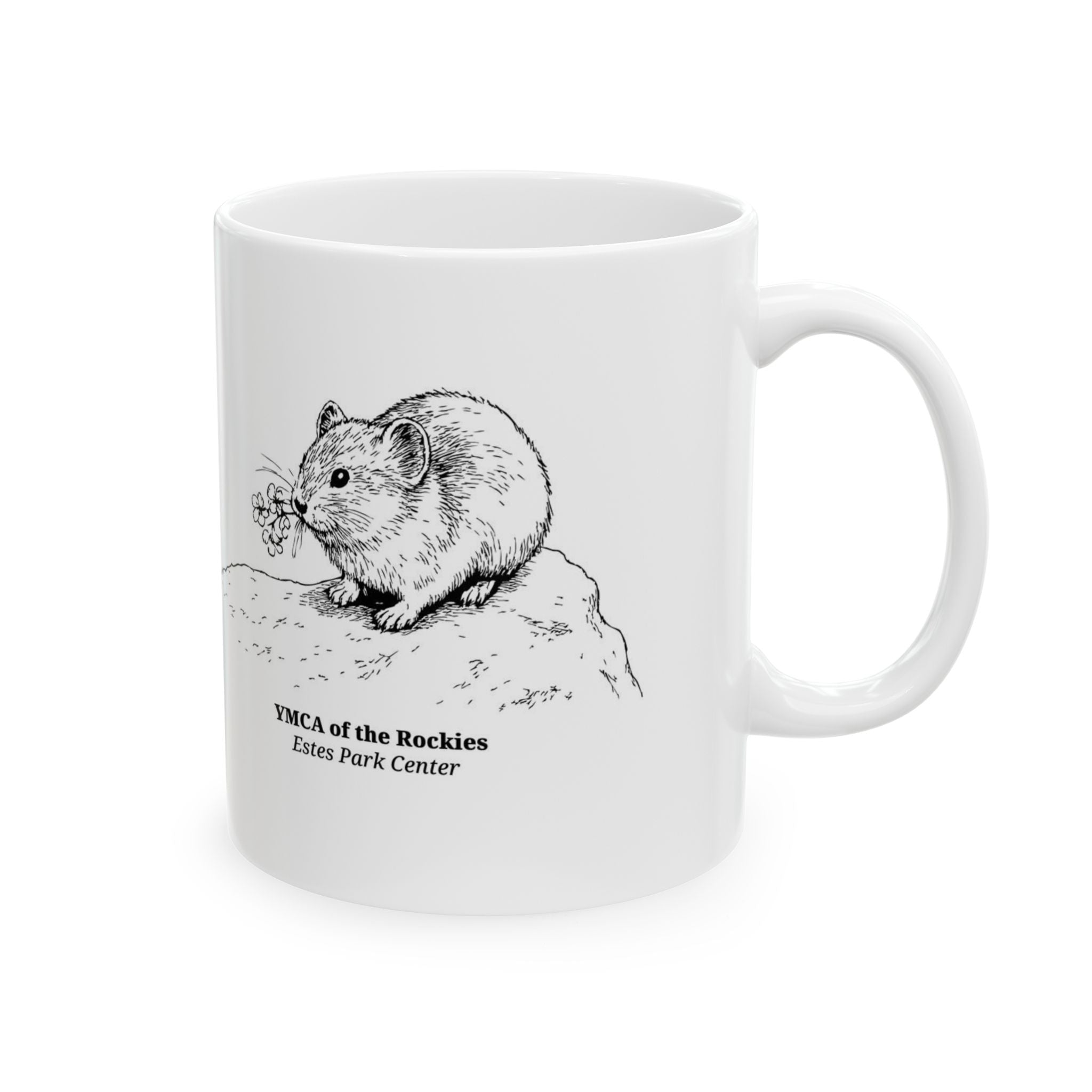 Estes Park Center Pika Ceramic Mug, 11oz