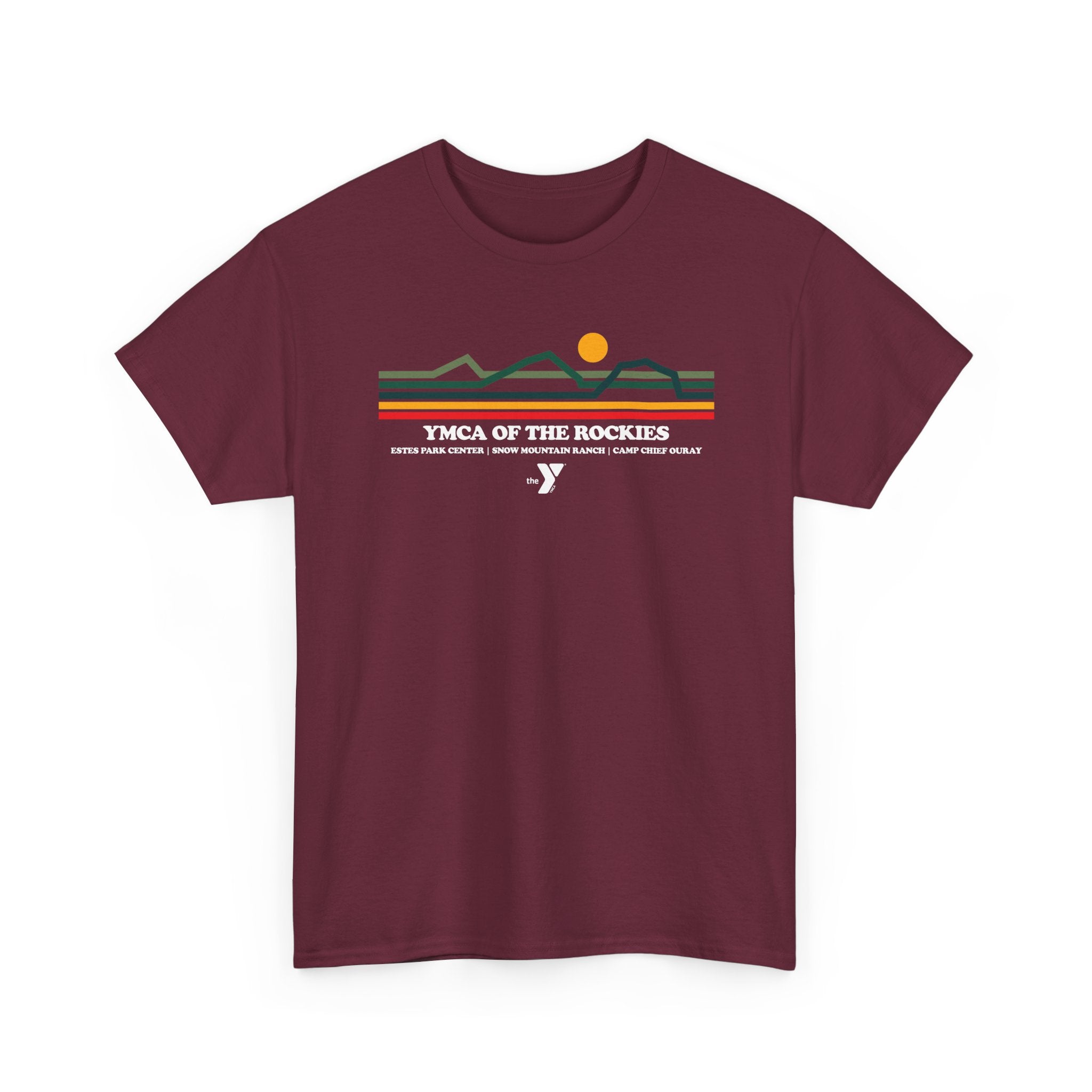 YMCA OF THE ROCKIES TOPO LOGO TEE