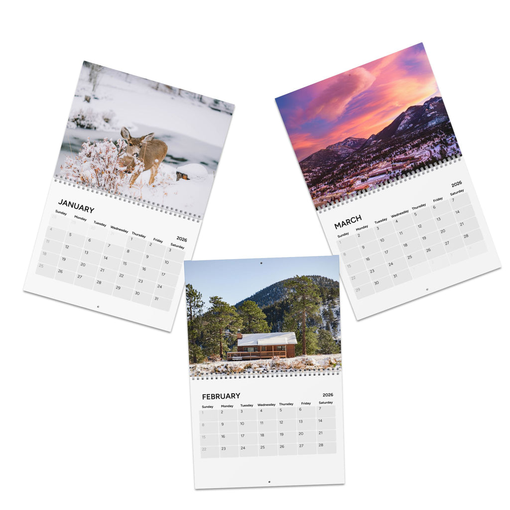 Estes Park Center 2026 Wall Calendar