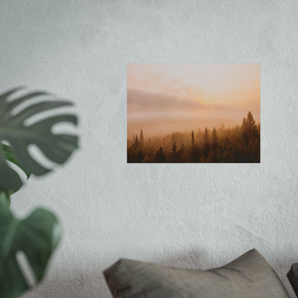 Sunrise at Snow Mountain Ranch Fine Art Poster, Nature Decor, Landscape Wall Art, Living Room Art, Home Office Print