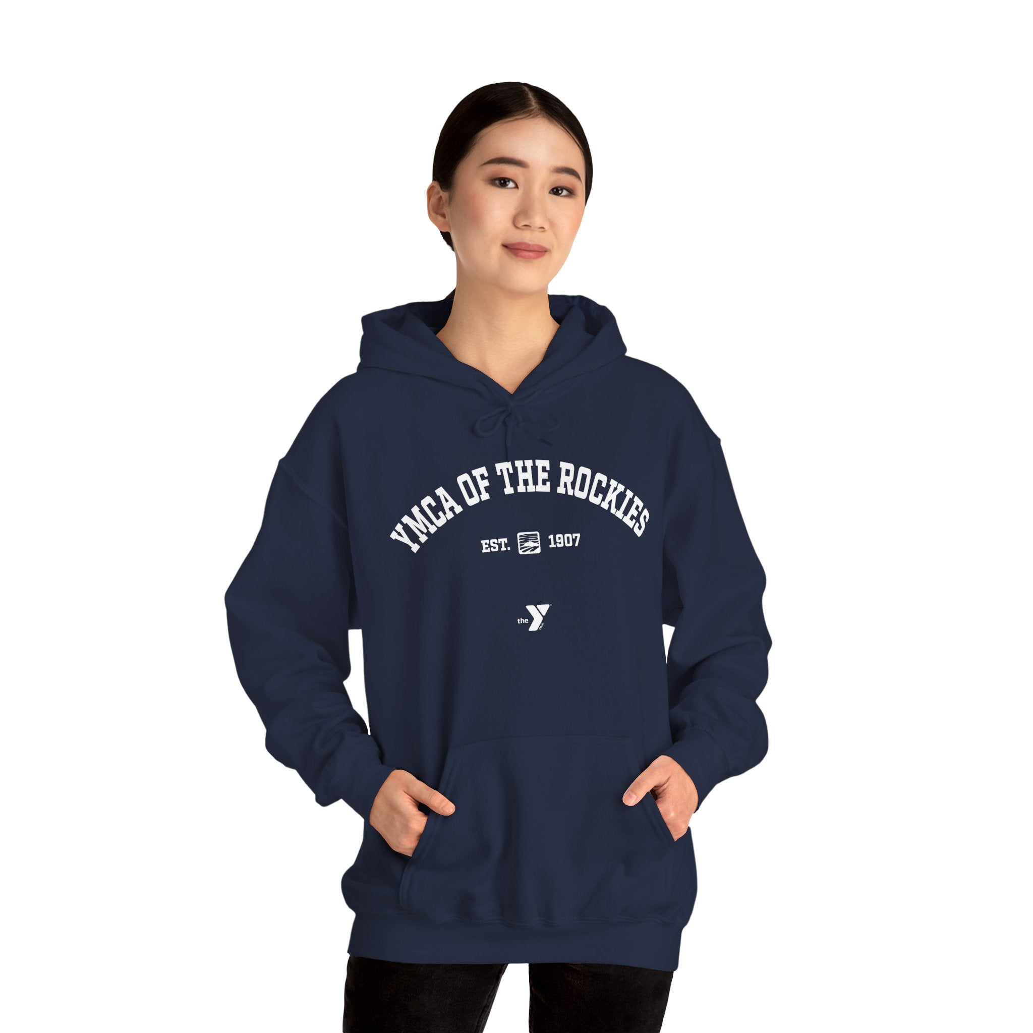 Heritage Logo Unisex Heavy Blend Hooded Sweatshirt