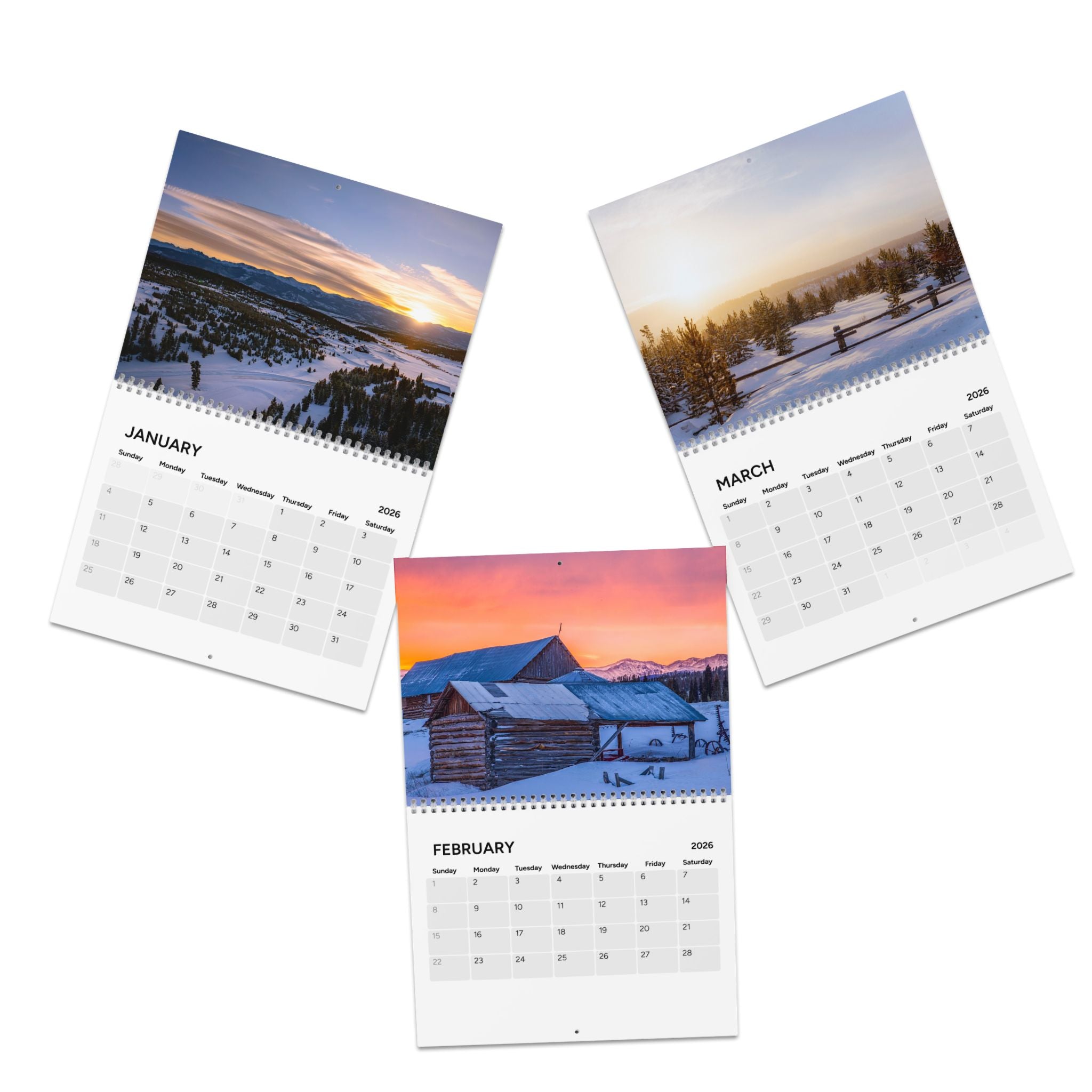 Snow Mountain Ranch 2026 Wall Calendar