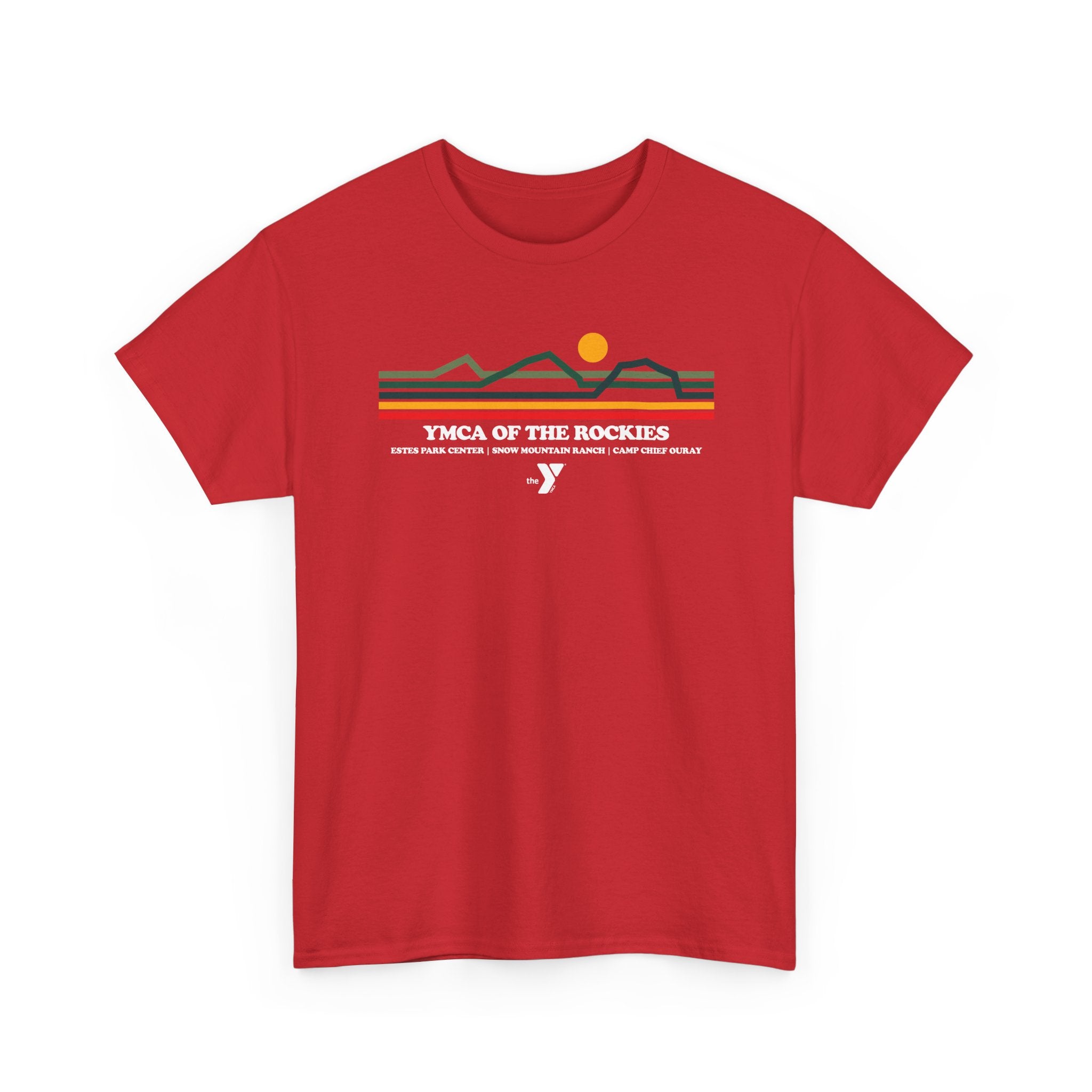 YMCA OF THE ROCKIES TOPO LOGO TEE