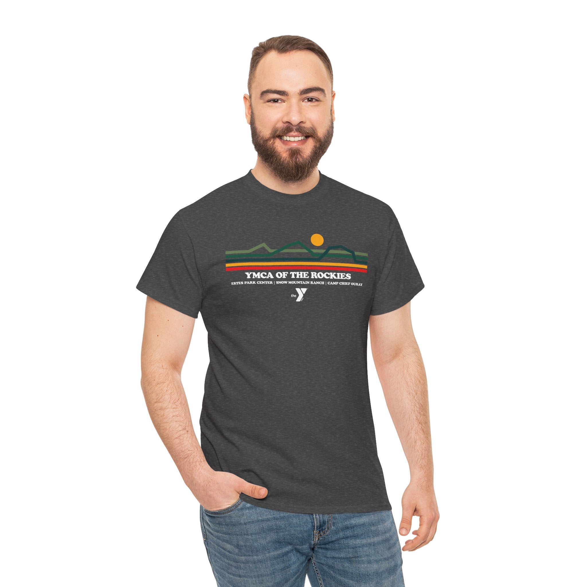 YMCA OF THE ROCKIES TOPO LOGO TEE