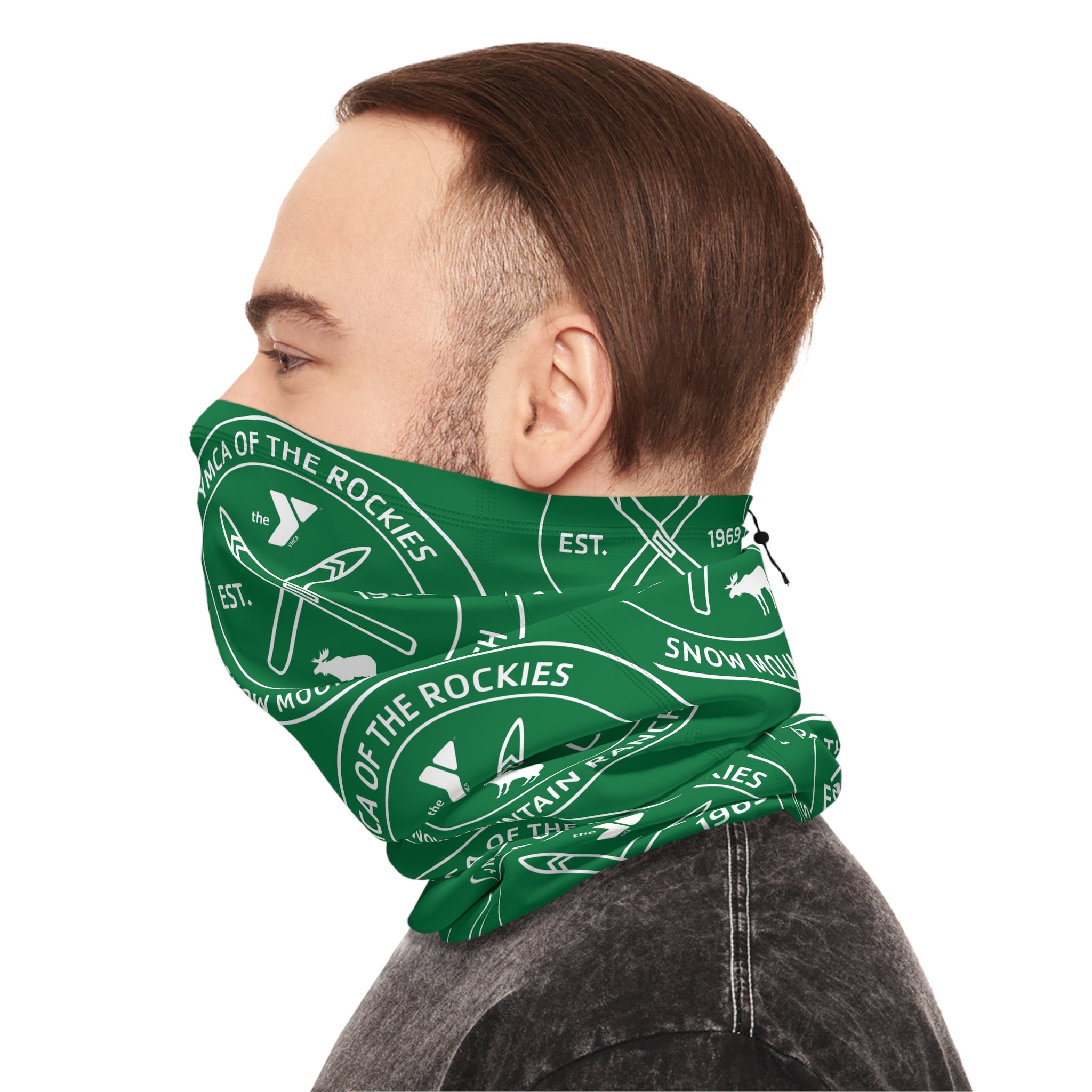 Snow Mountain Ranch Eco-Friendly Winter Neck Gaiter | Drawstring Adjustable