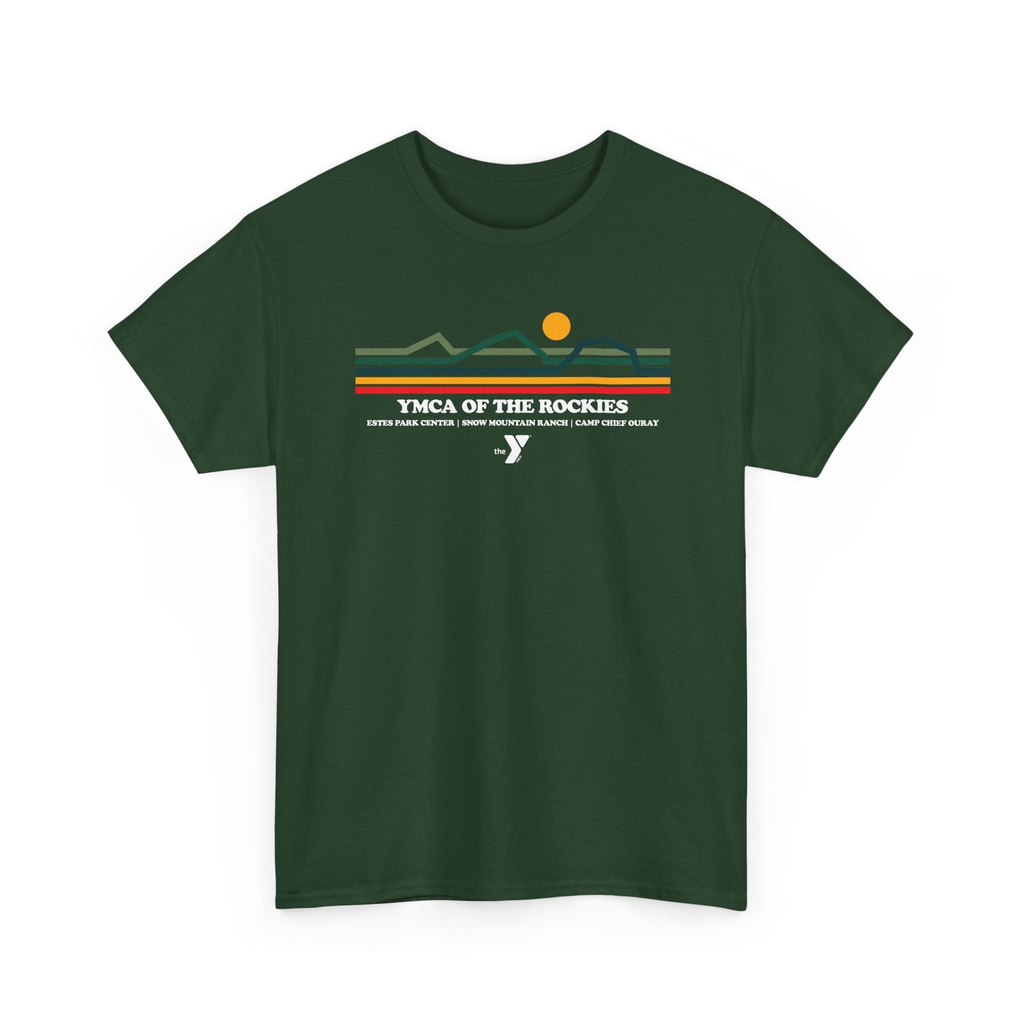 YMCA OF THE ROCKIES TOPO LOGO TEE