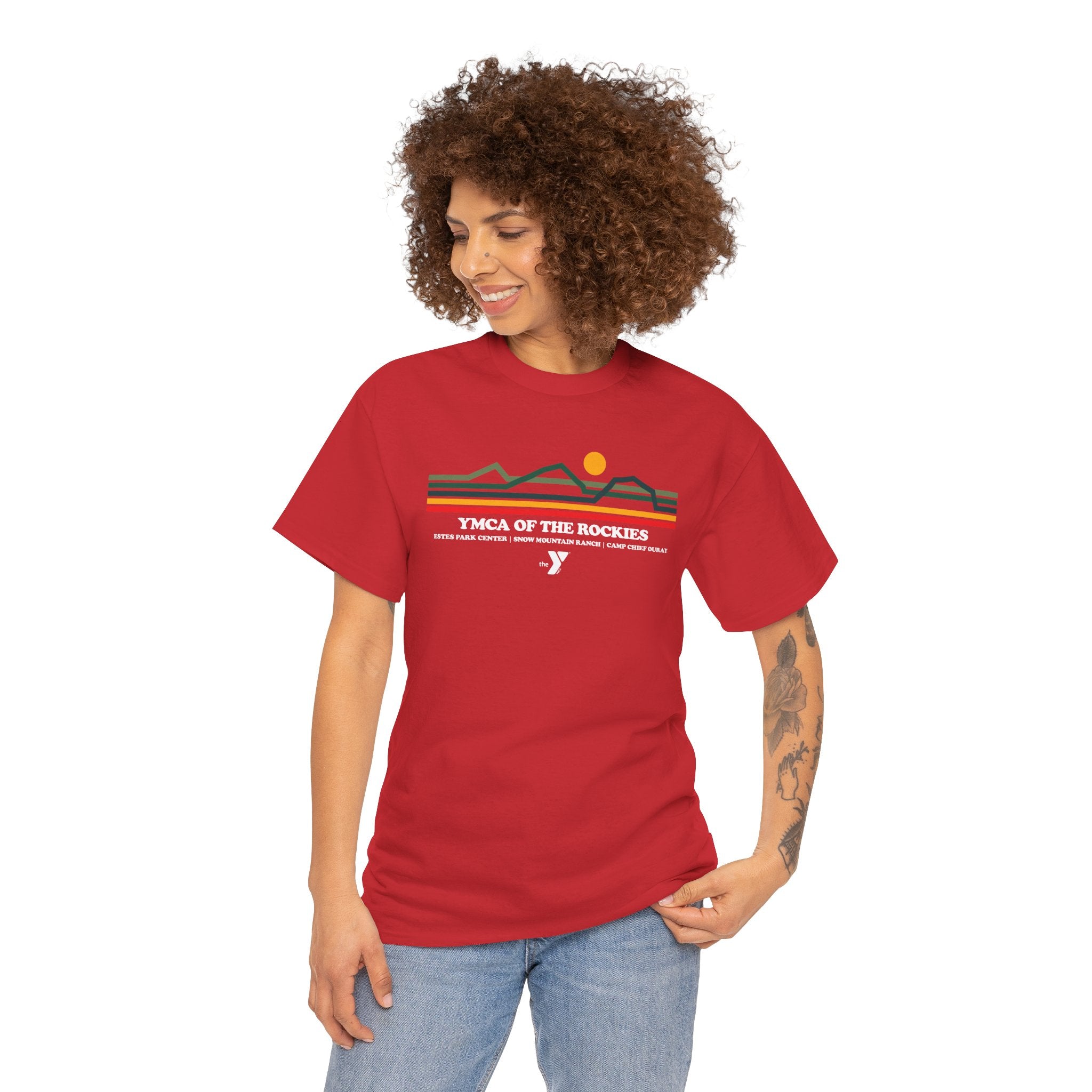 YMCA OF THE ROCKIES TOPO LOGO TEE