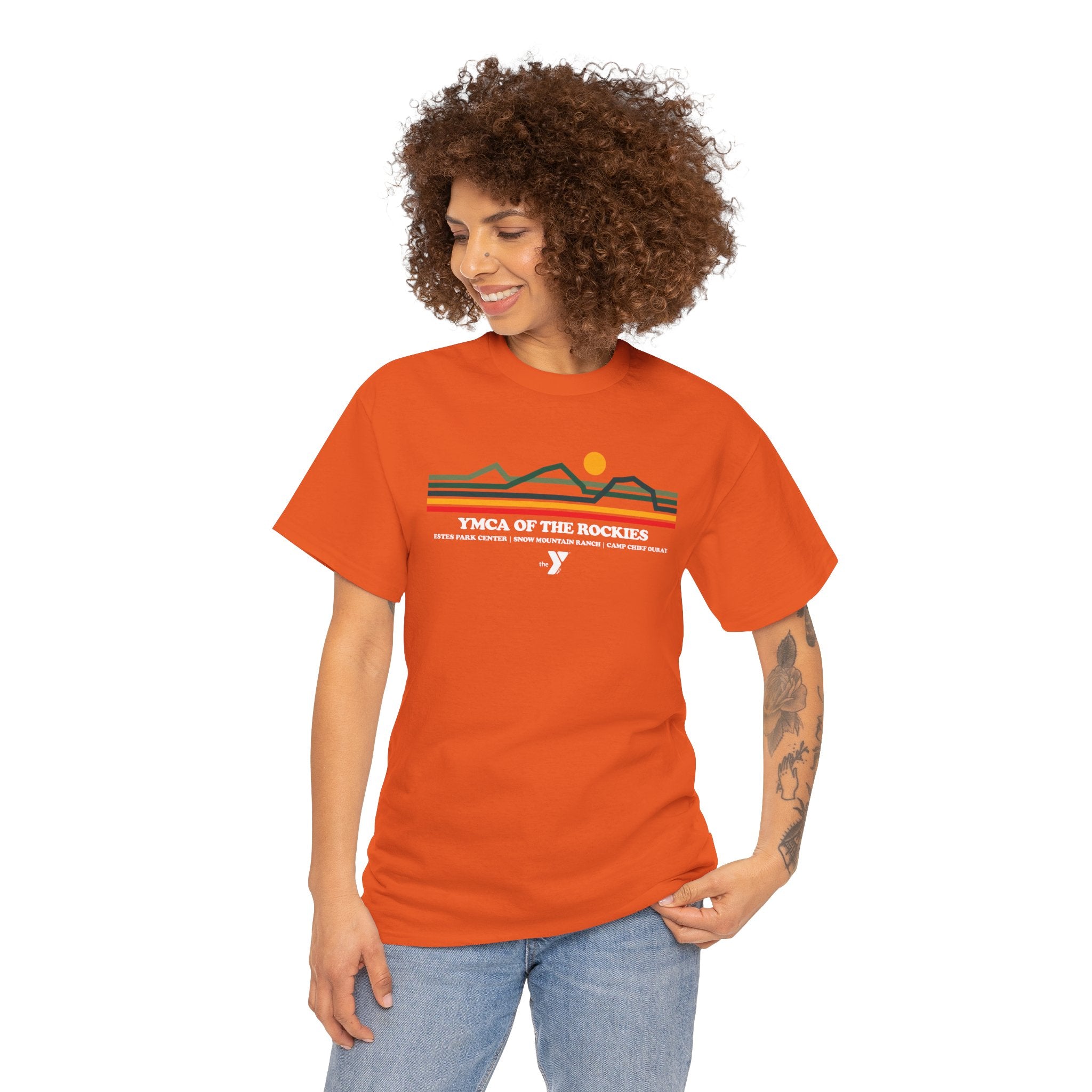 YMCA OF THE ROCKIES TOPO LOGO TEE