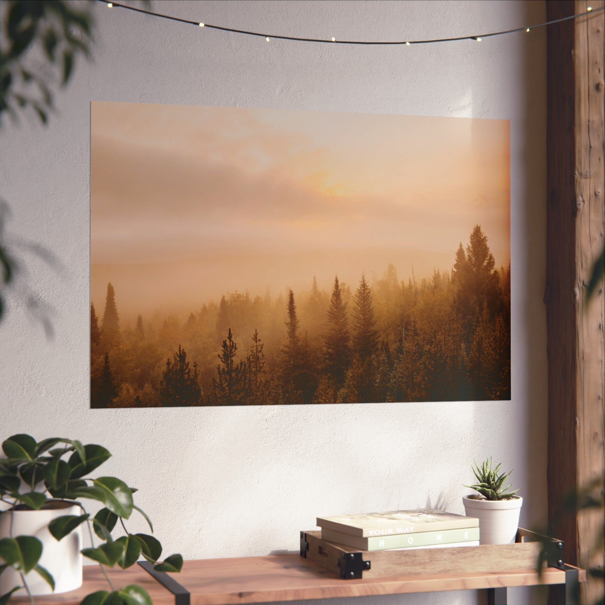 Sunrise at Snow Mountain Ranch Fine Art Poster, Nature Decor, Landscape Wall Art, Living Room Art, Home Office Print