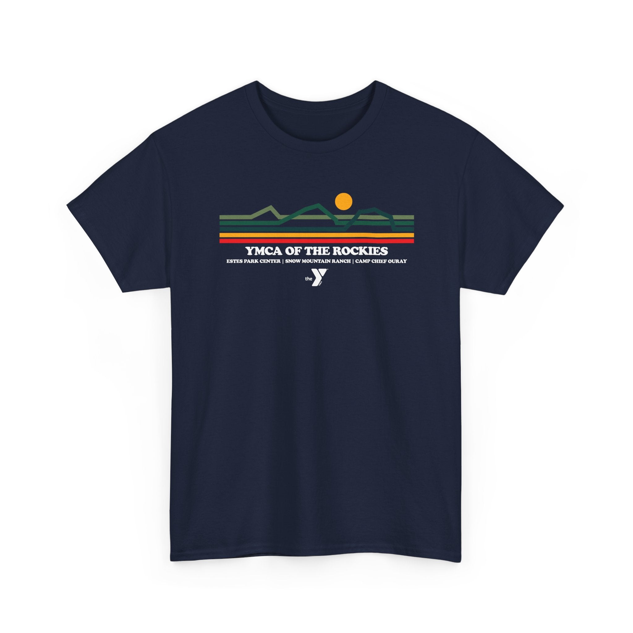 YMCA OF THE ROCKIES TOPO LOGO TEE