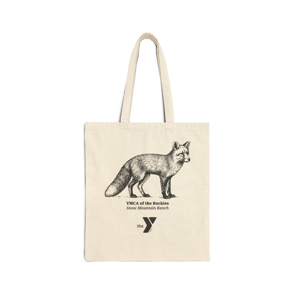 Eco-Friendly Cotton Canvas Tote Bag - Fox