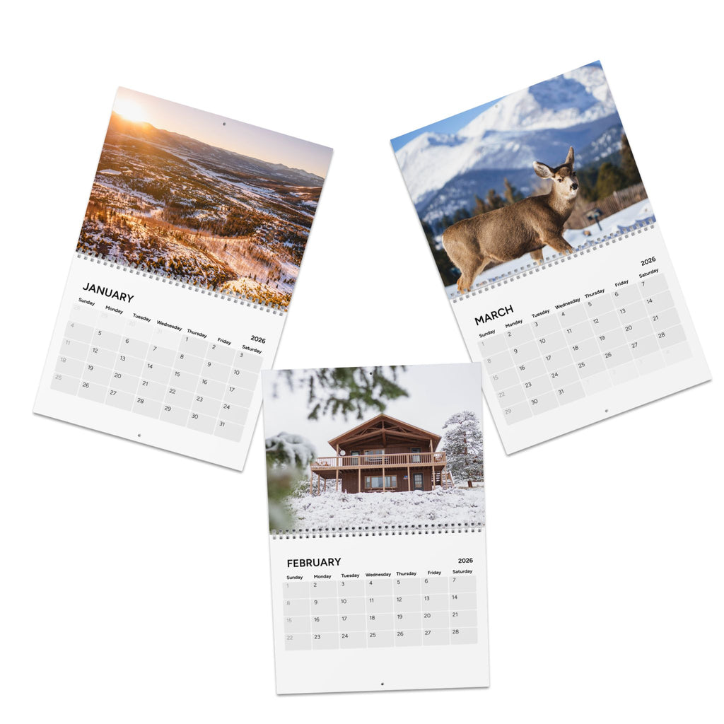 YMCA of the Rockies Nature-Themed Wall Calendar 2026 Wall Calendar