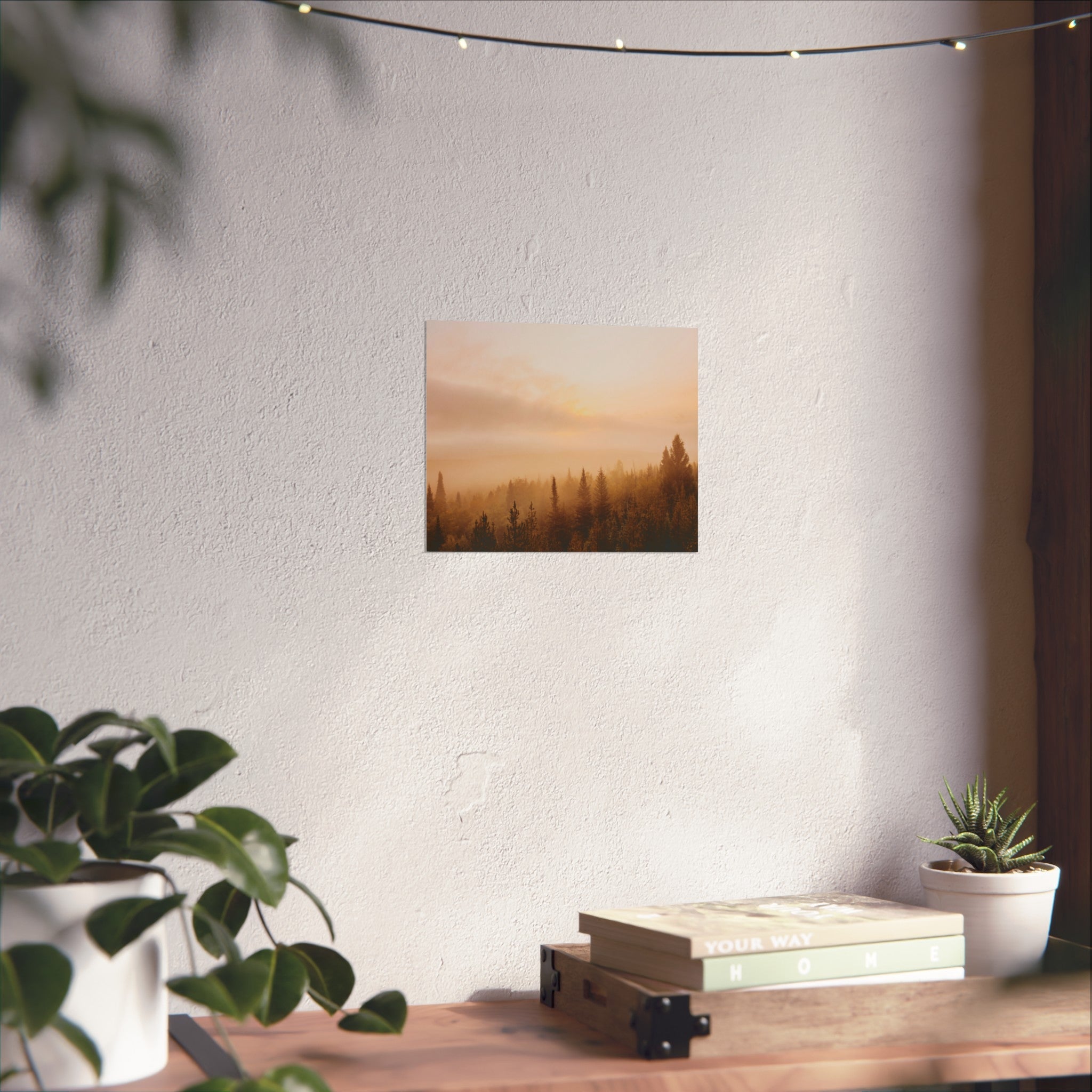Sunrise at Snow Mountain Ranch Fine Art Poster, Nature Decor, Landscape Wall Art, Living Room Art, Home Office Print