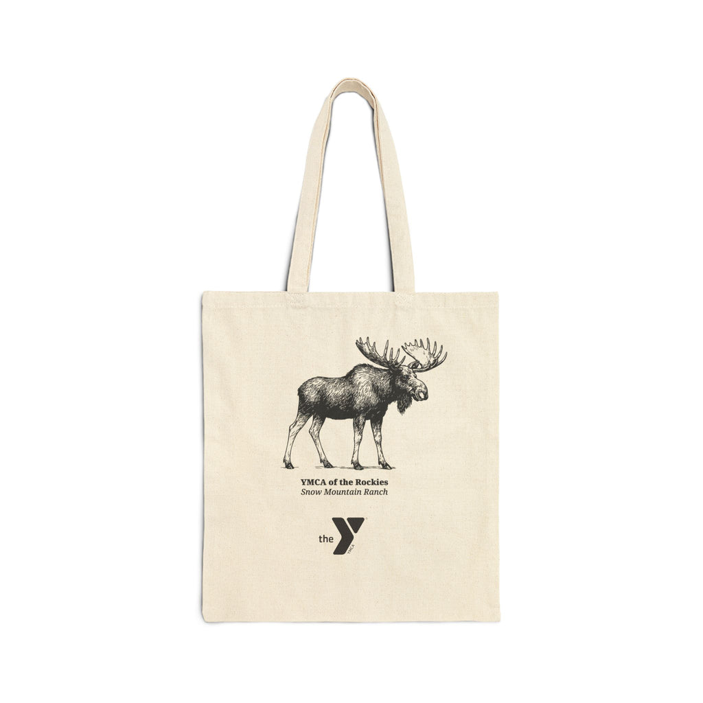Eco-Friendly Cotton Canvas Tote Bag - Moose