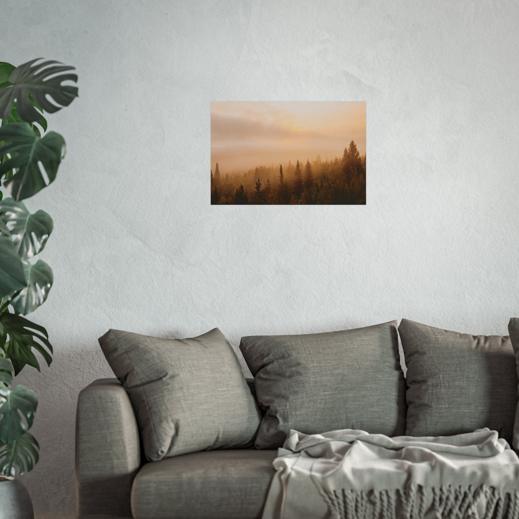 Sunrise at Snow Mountain Ranch Fine Art Poster, Nature Decor, Landscape Wall Art, Living Room Art, Home Office Print