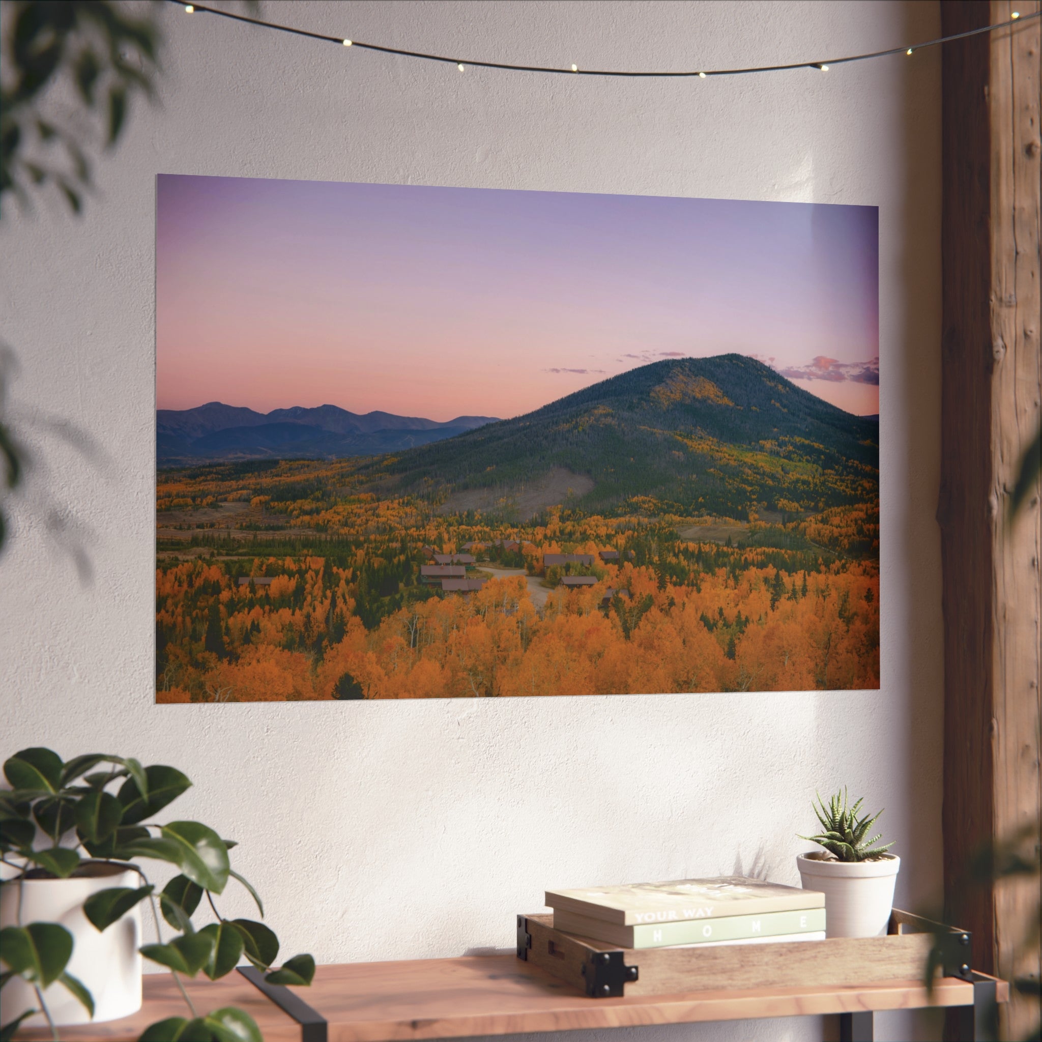 Fall at Snow Mountain Ranch Fine Art Poster, Nature Decor, Landscape Wall Art, Living Room Art, Home Office Print