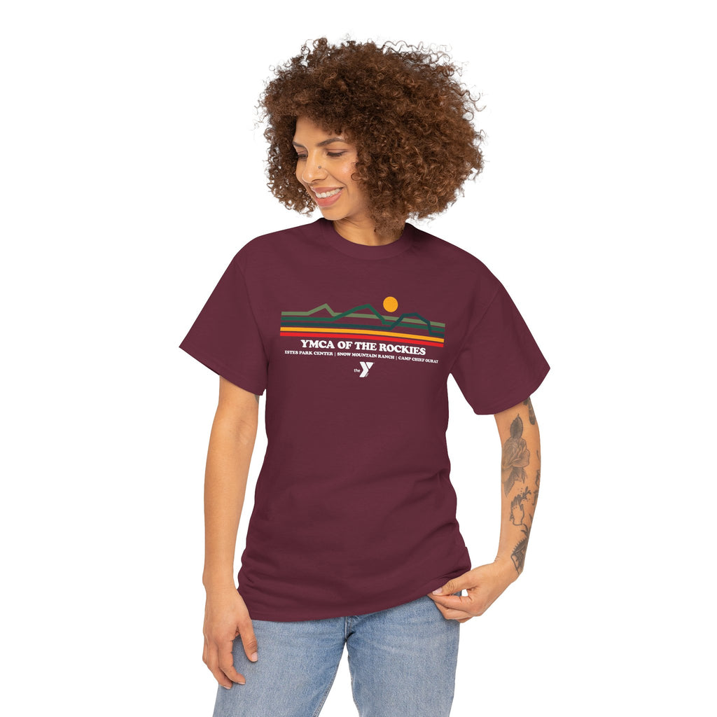 YMCA OF THE ROCKIES TOPO LOGO TEE
