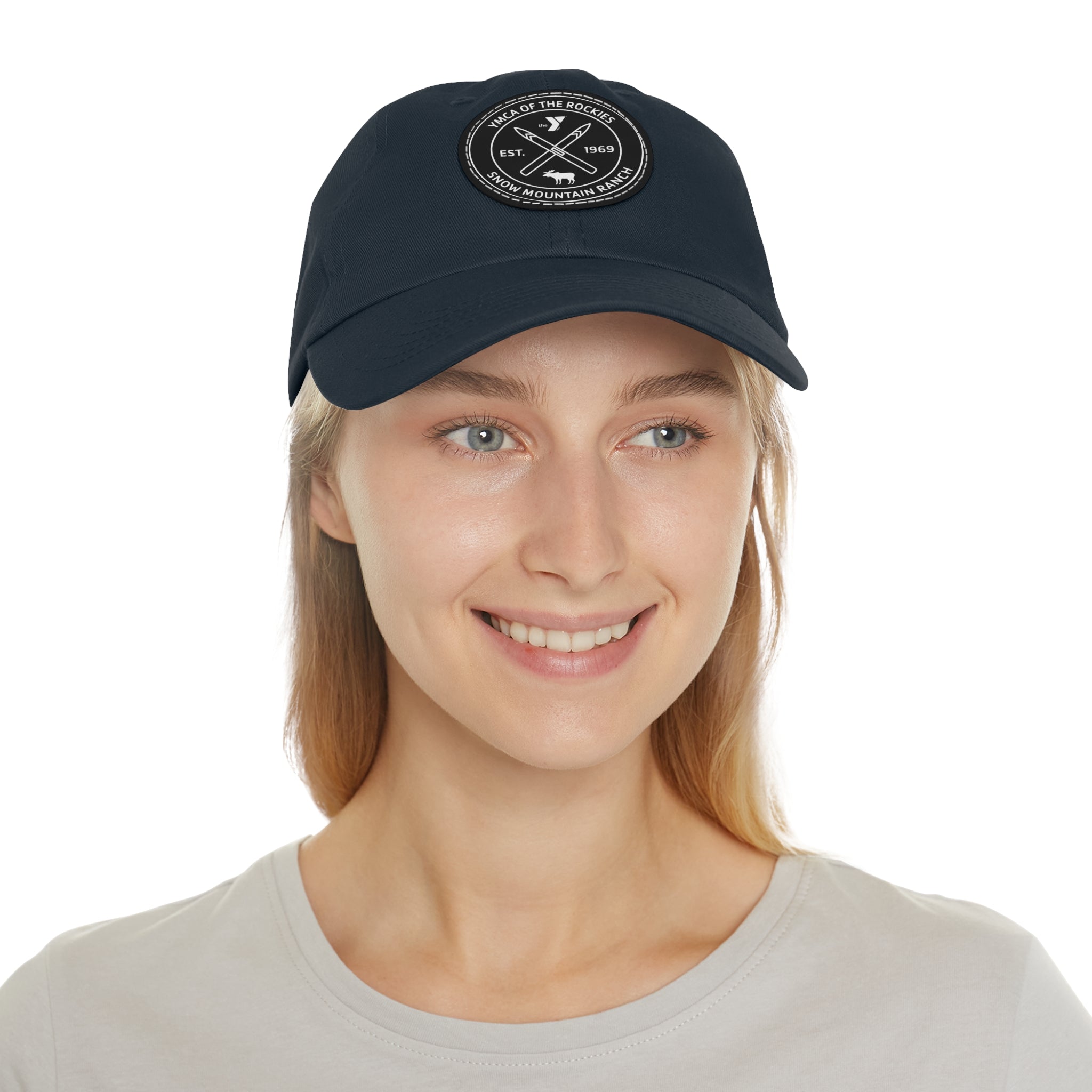 Snow Mountain Ranch Leather Patch Dad Hat