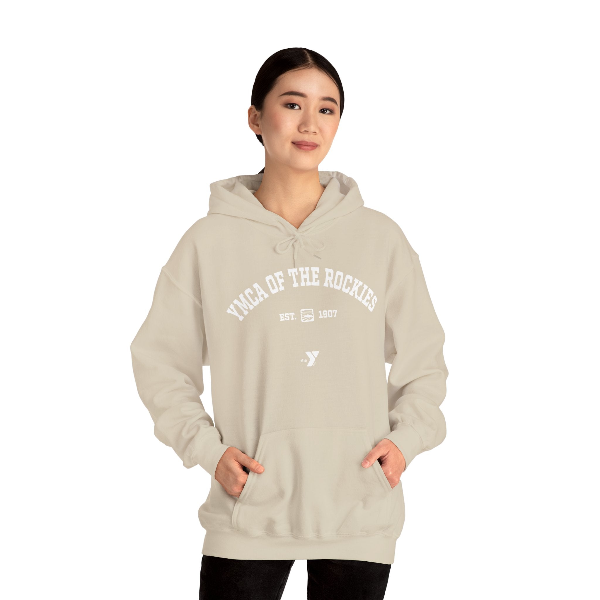 Heritage Logo Unisex Heavy Blend Hooded Sweatshirt
