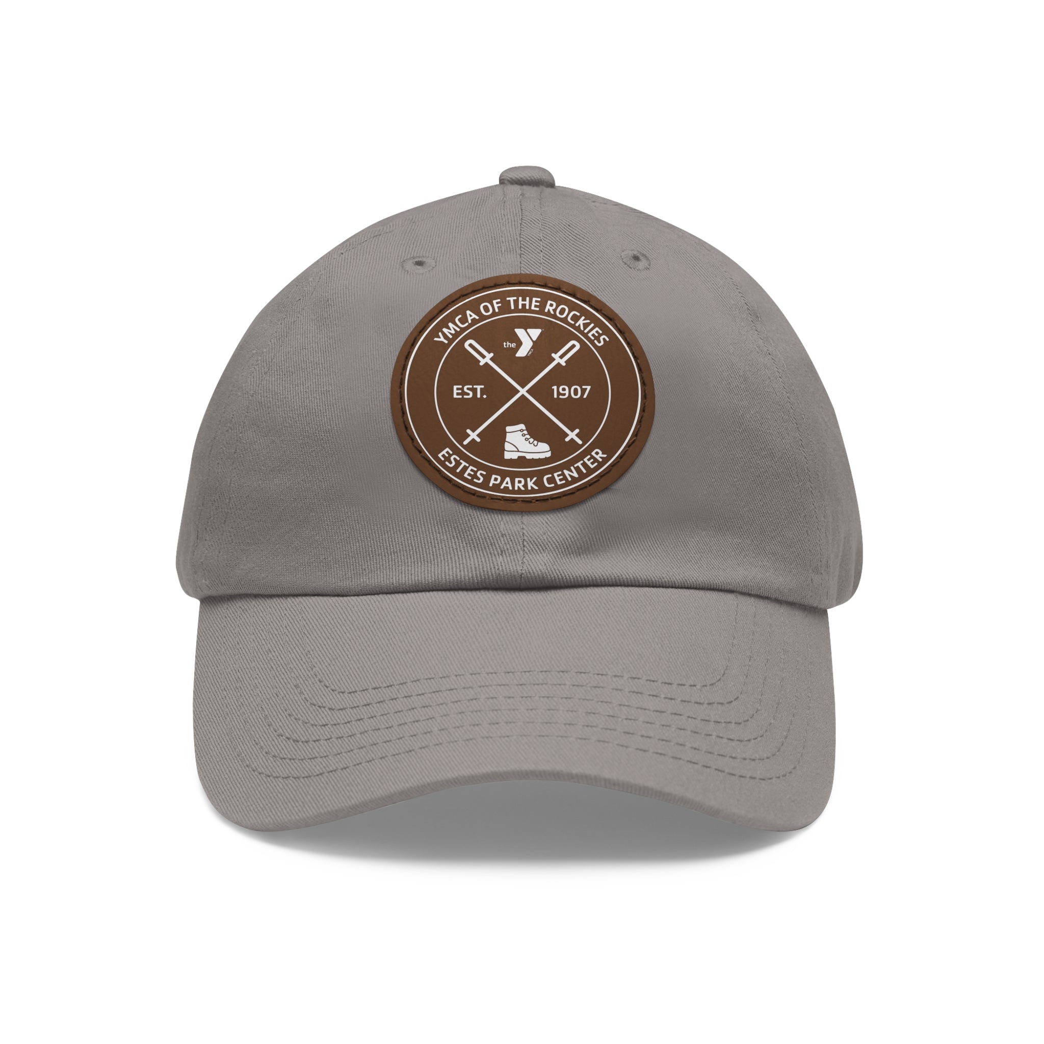 Estes Park Center Leather Patch Dad Hat