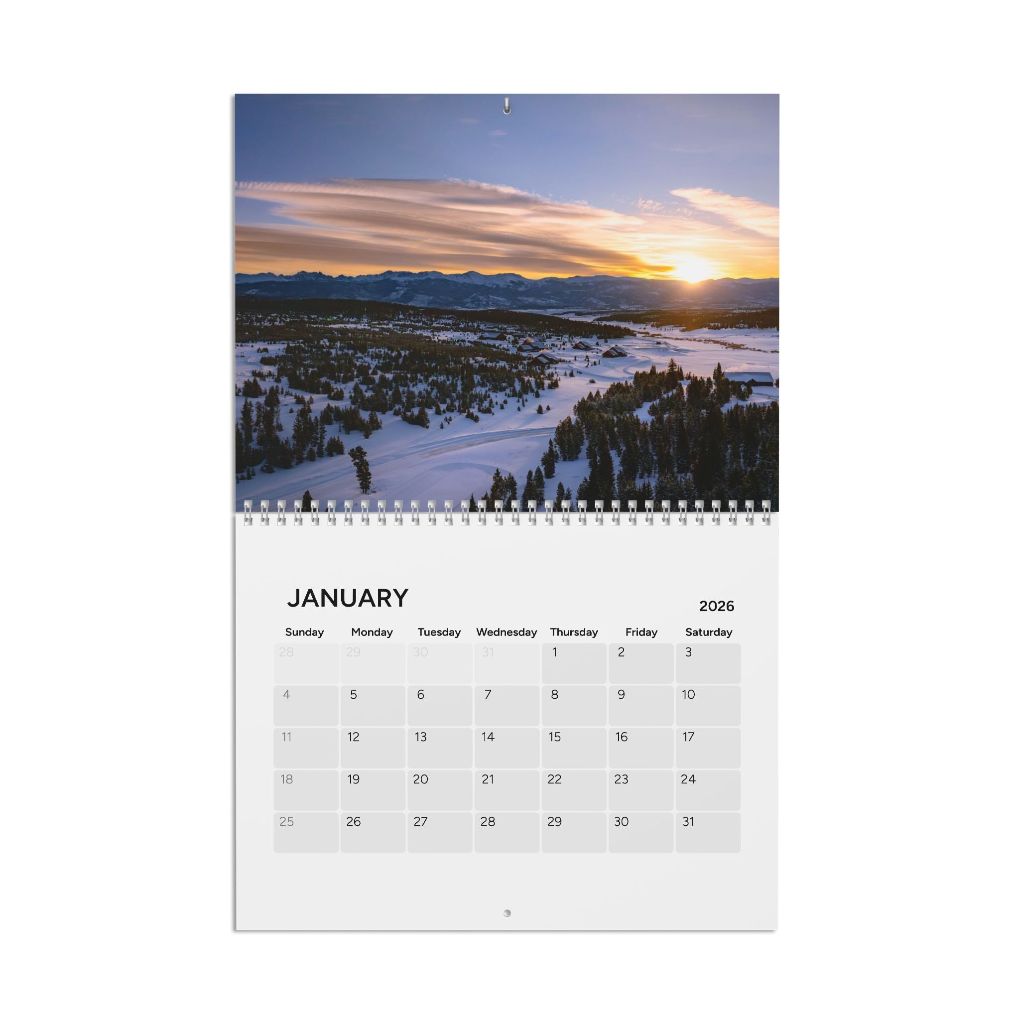 Snow Mountain Ranch 2026 Wall Calendar