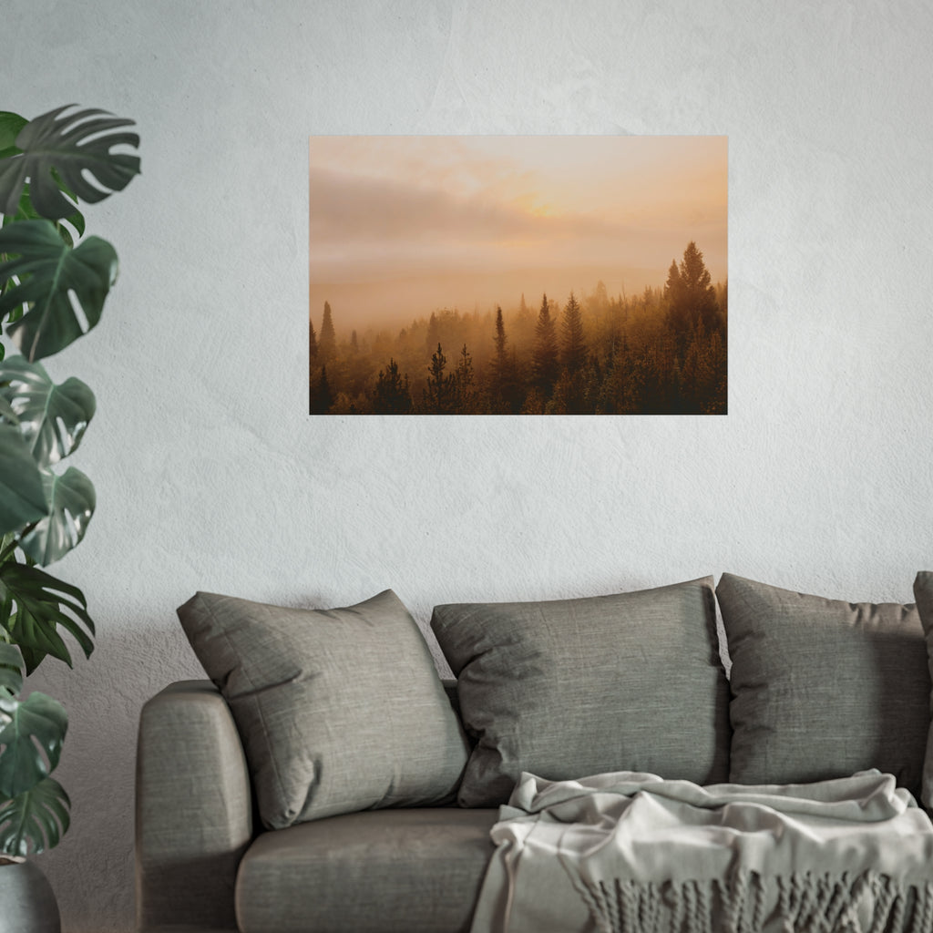 Sunrise at Snow Mountain Ranch Fine Art Poster, Nature Decor, Landscape Wall Art, Living Room Art, Home Office Print