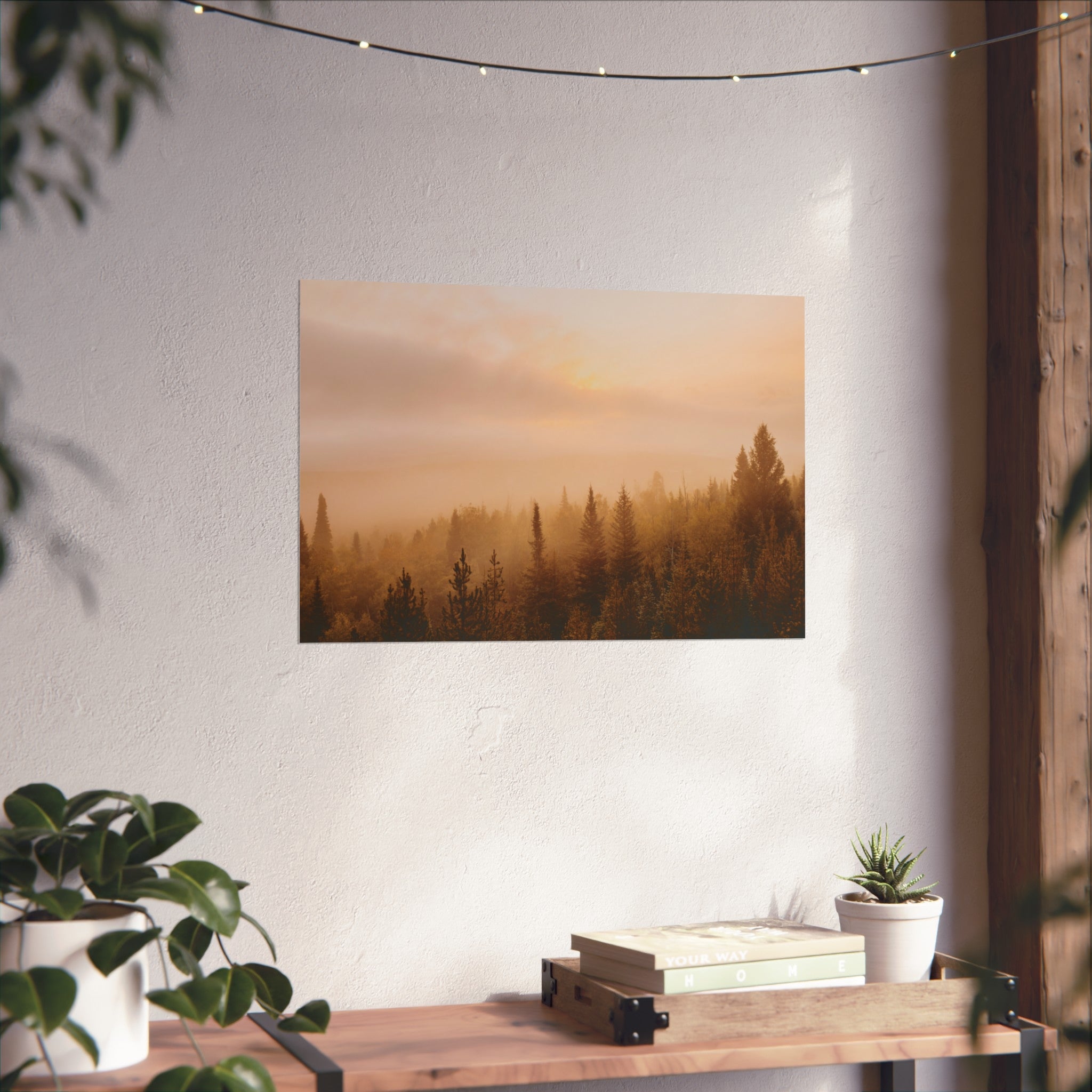 Sunrise at Snow Mountain Ranch Fine Art Poster, Nature Decor, Landscape Wall Art, Living Room Art, Home Office Print