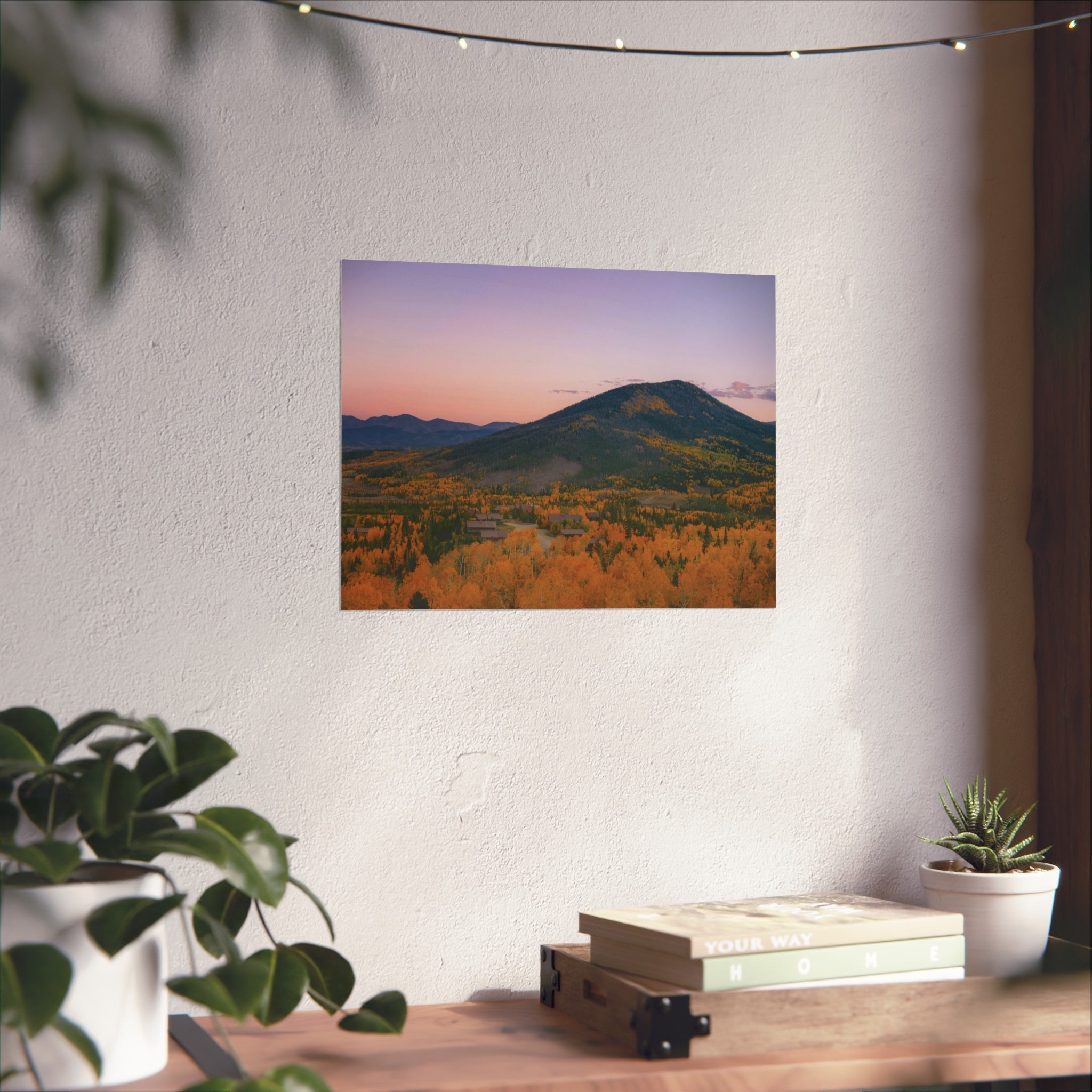 Fall at Snow Mountain Ranch Fine Art Poster, Nature Decor, Landscape Wall Art, Living Room Art, Home Office Print