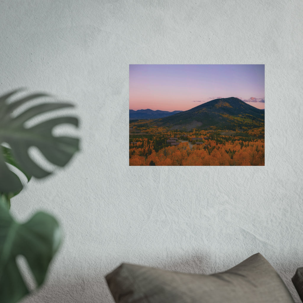 Fall at Snow Mountain Ranch Fine Art Poster, Nature Decor, Landscape Wall Art, Living Room Art, Home Office Print
