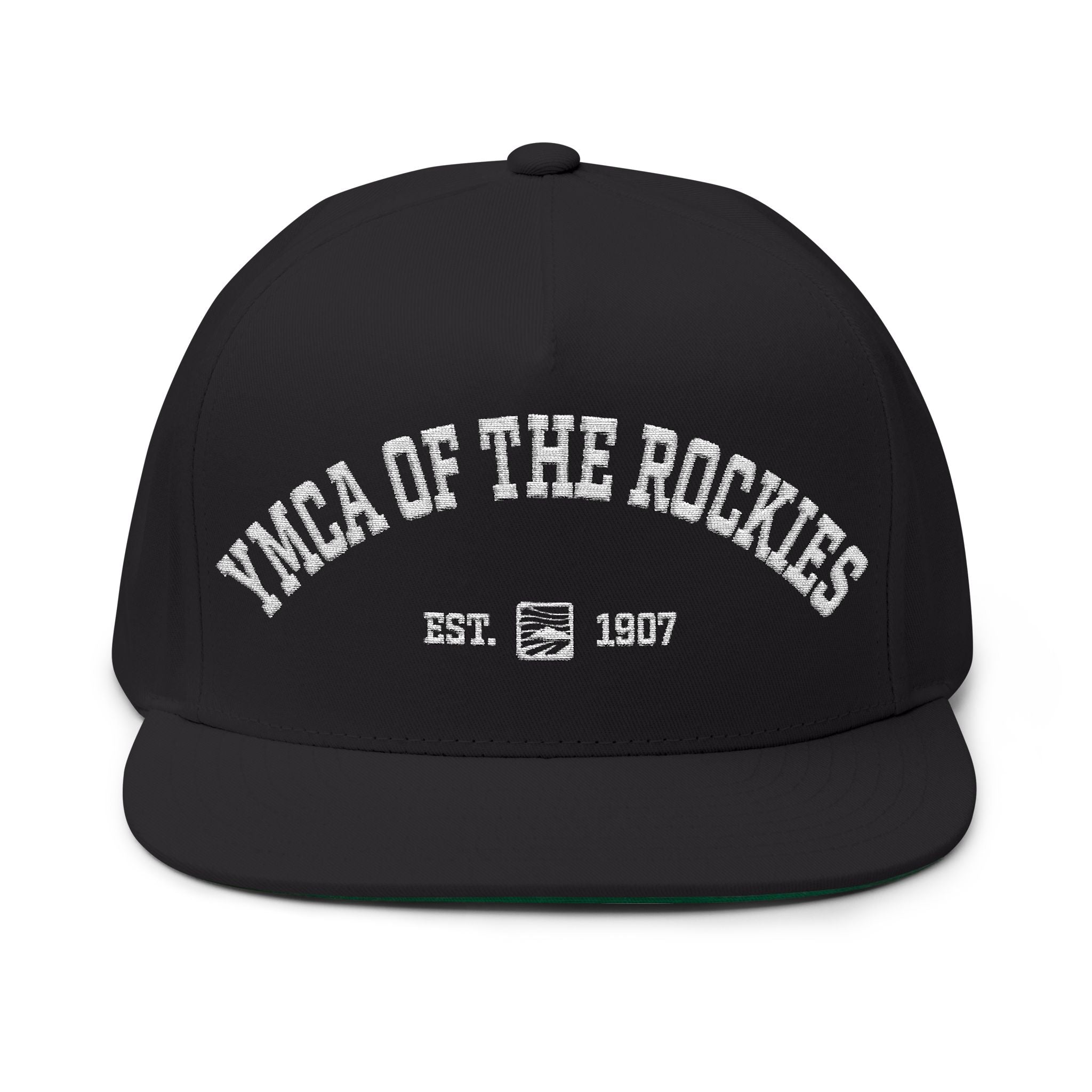 YMCA of the Rockies Retro Collegiate Flat Bill Cap