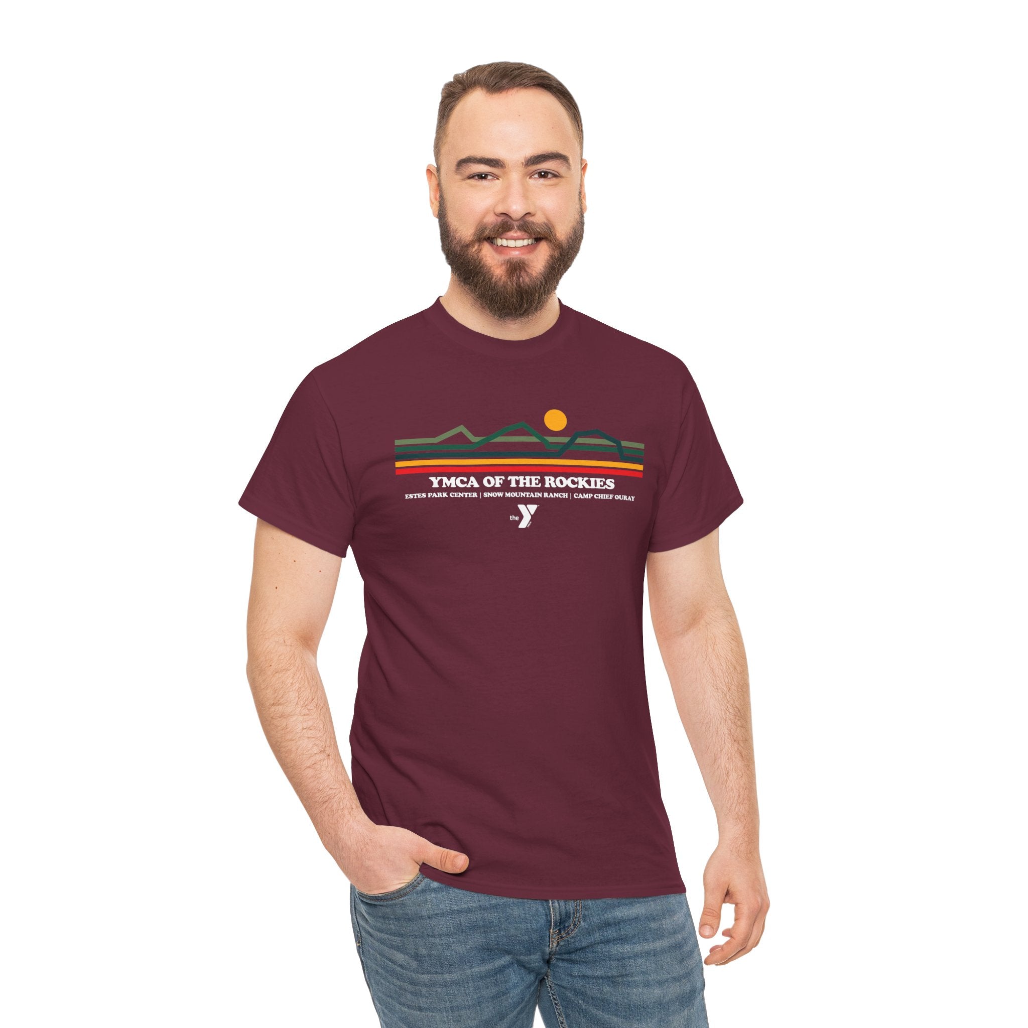 YMCA OF THE ROCKIES TOPO LOGO TEE