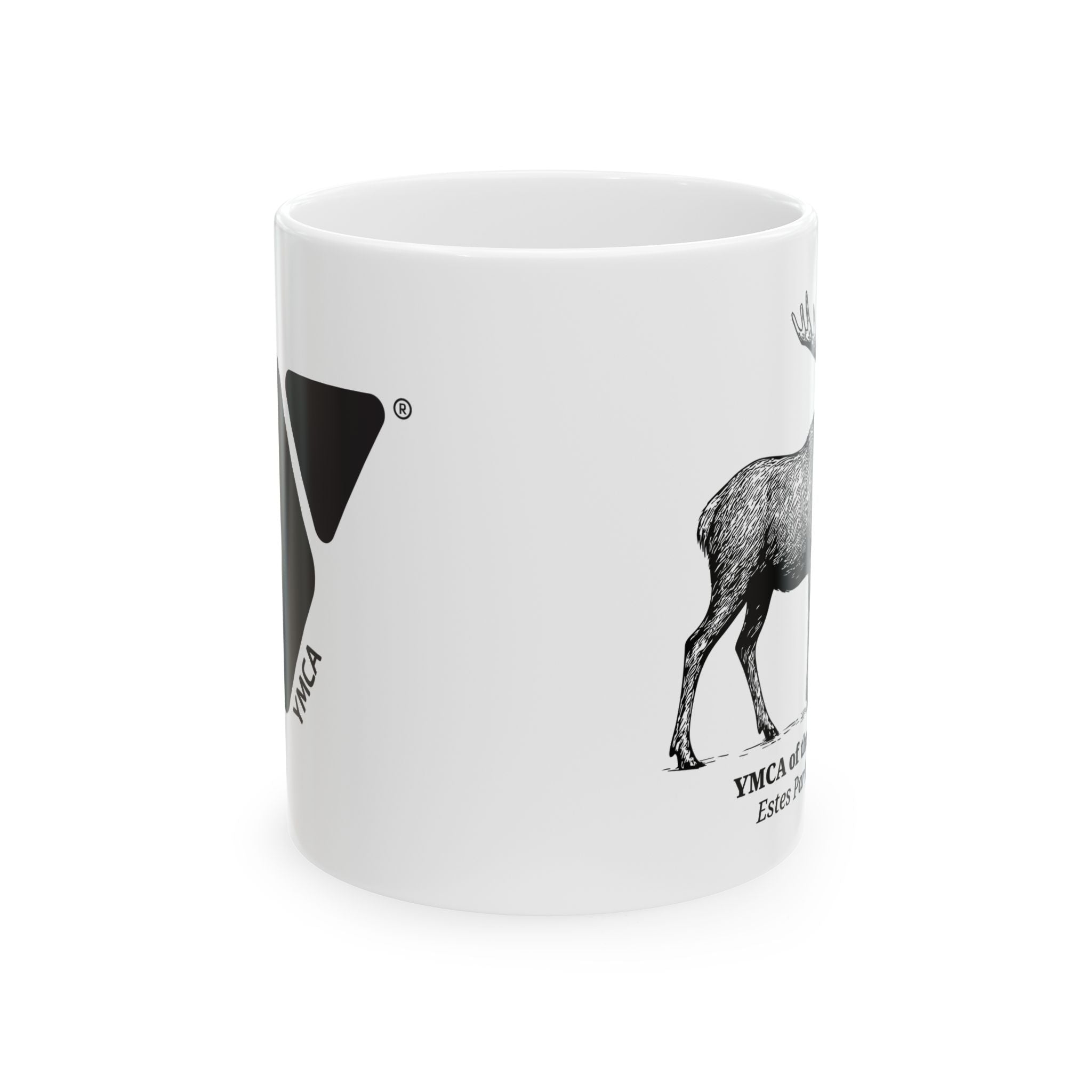 Estes Park Center Elk Ceramic Mug, 11oz