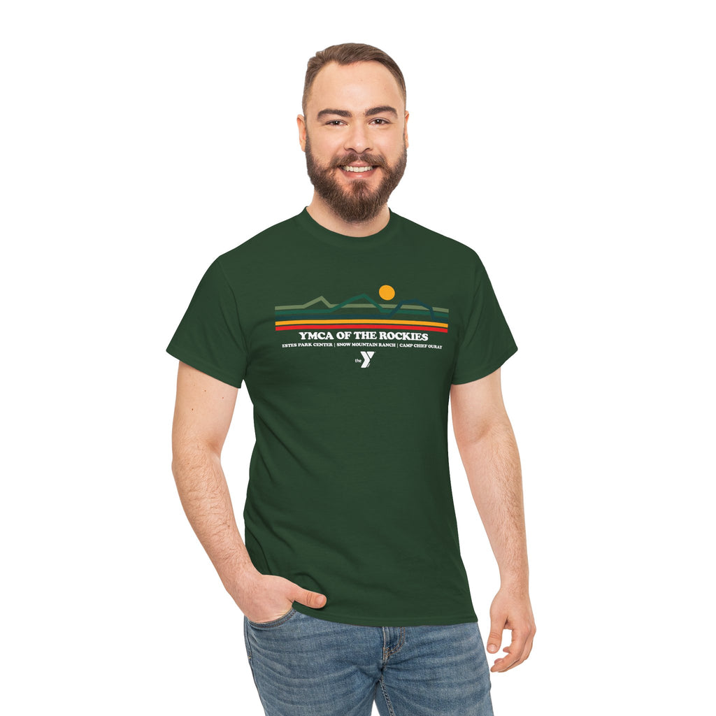 YMCA OF THE ROCKIES TOPO LOGO TEE