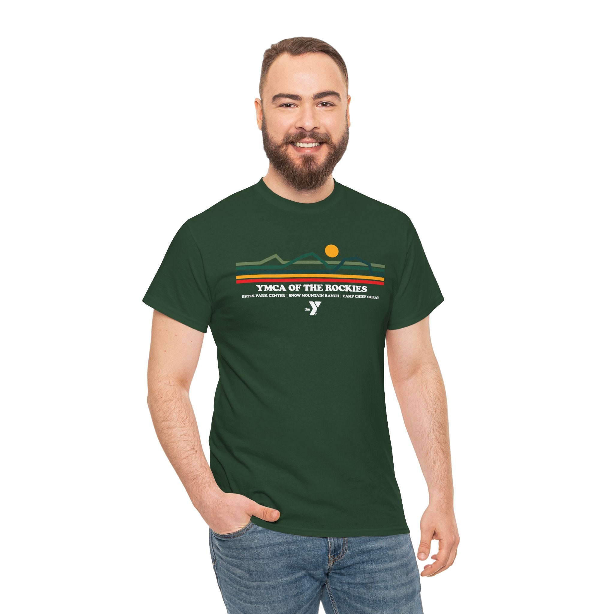 YMCA OF THE ROCKIES TOPO LOGO TEE
