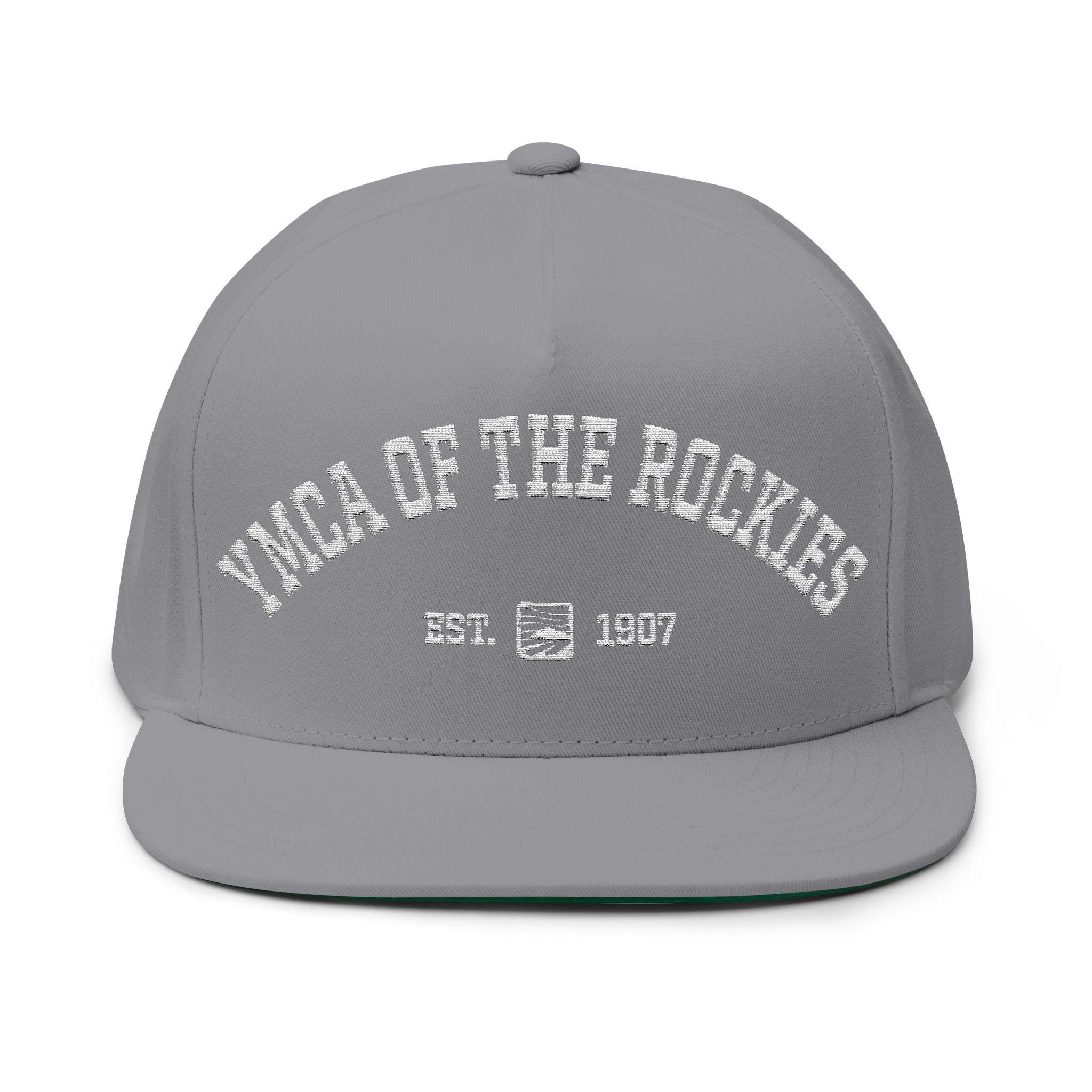 YMCA of the Rockies Retro Collegiate Flat Bill Cap
