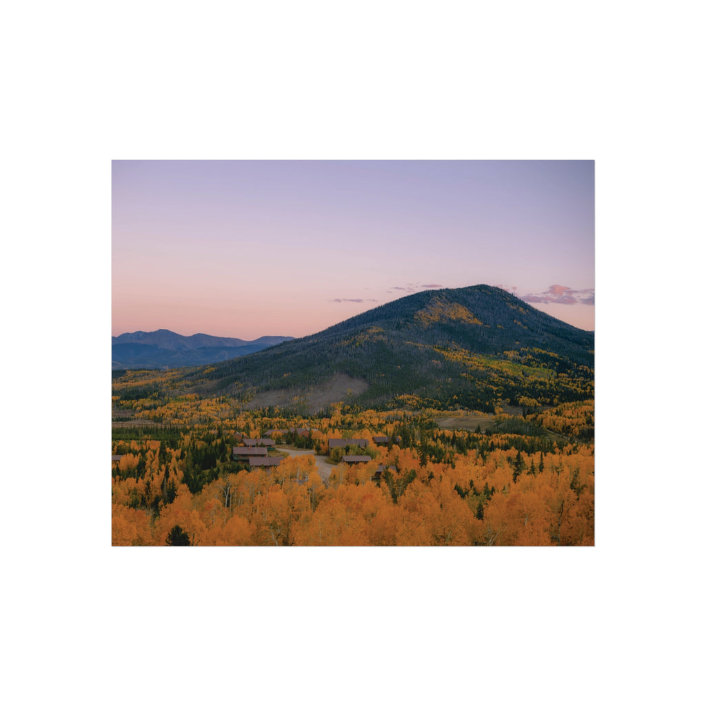 Fall at Snow Mountain Ranch Fine Art Poster, Nature Decor, Landscape Wall Art, Living Room Art, Home Office Print