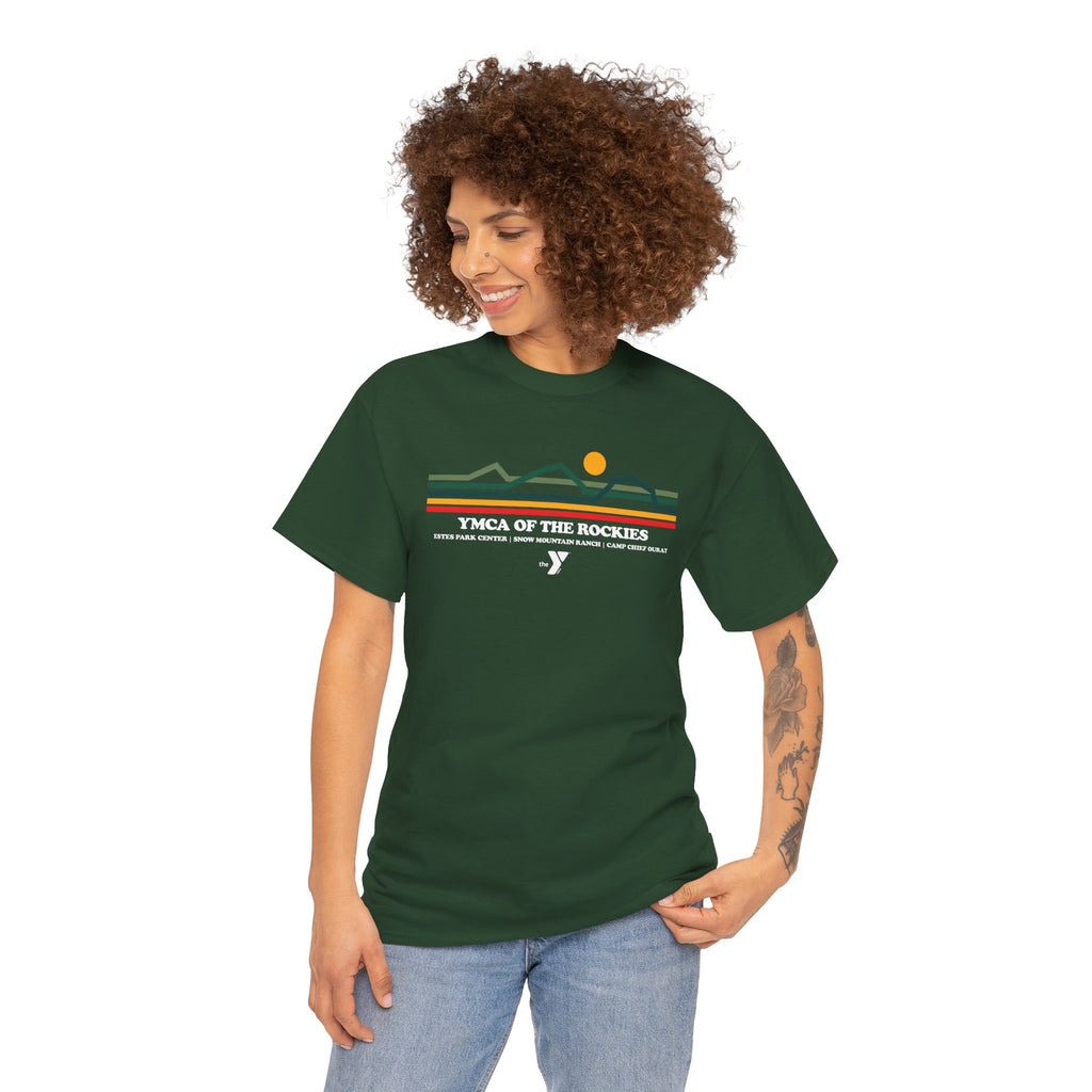 YMCA OF THE ROCKIES TOPO LOGO TEE