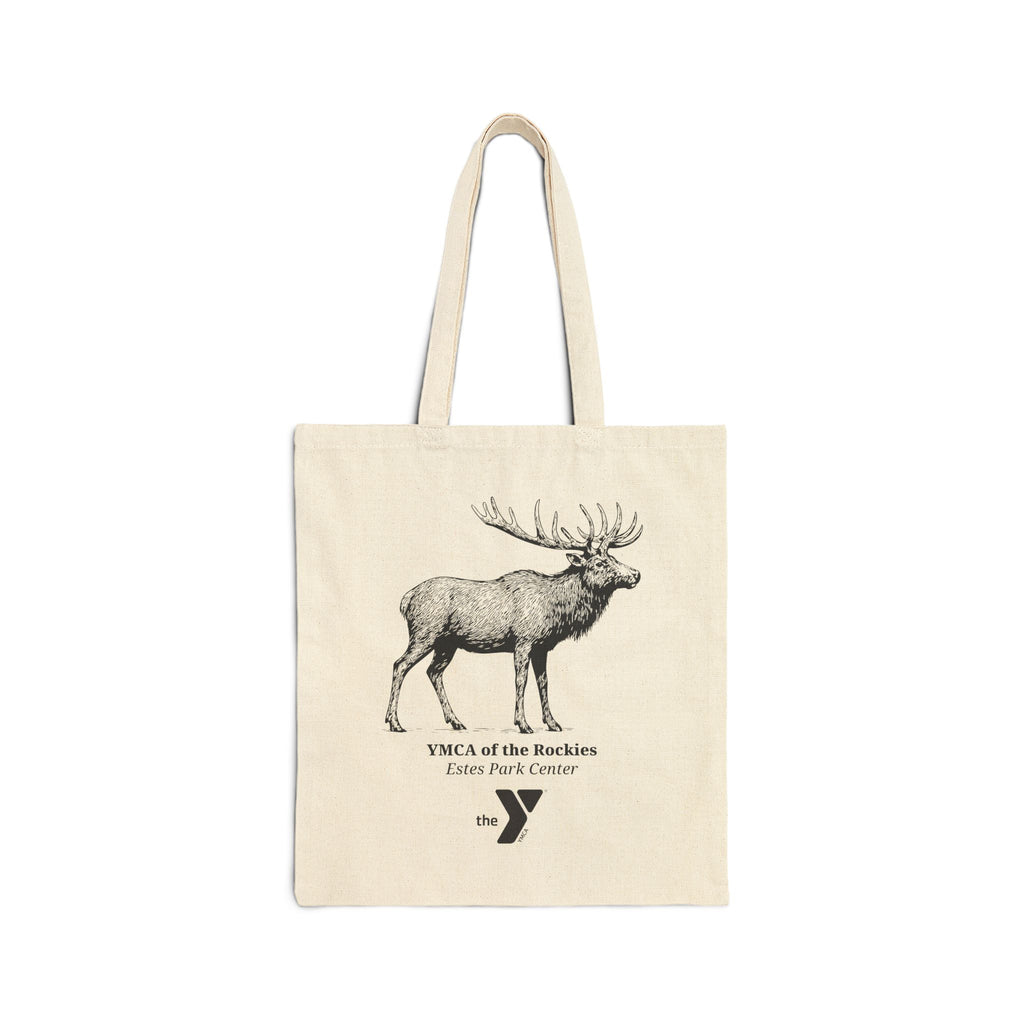 Eco-Friendly Cotton Canvas Tote Bag - Elk