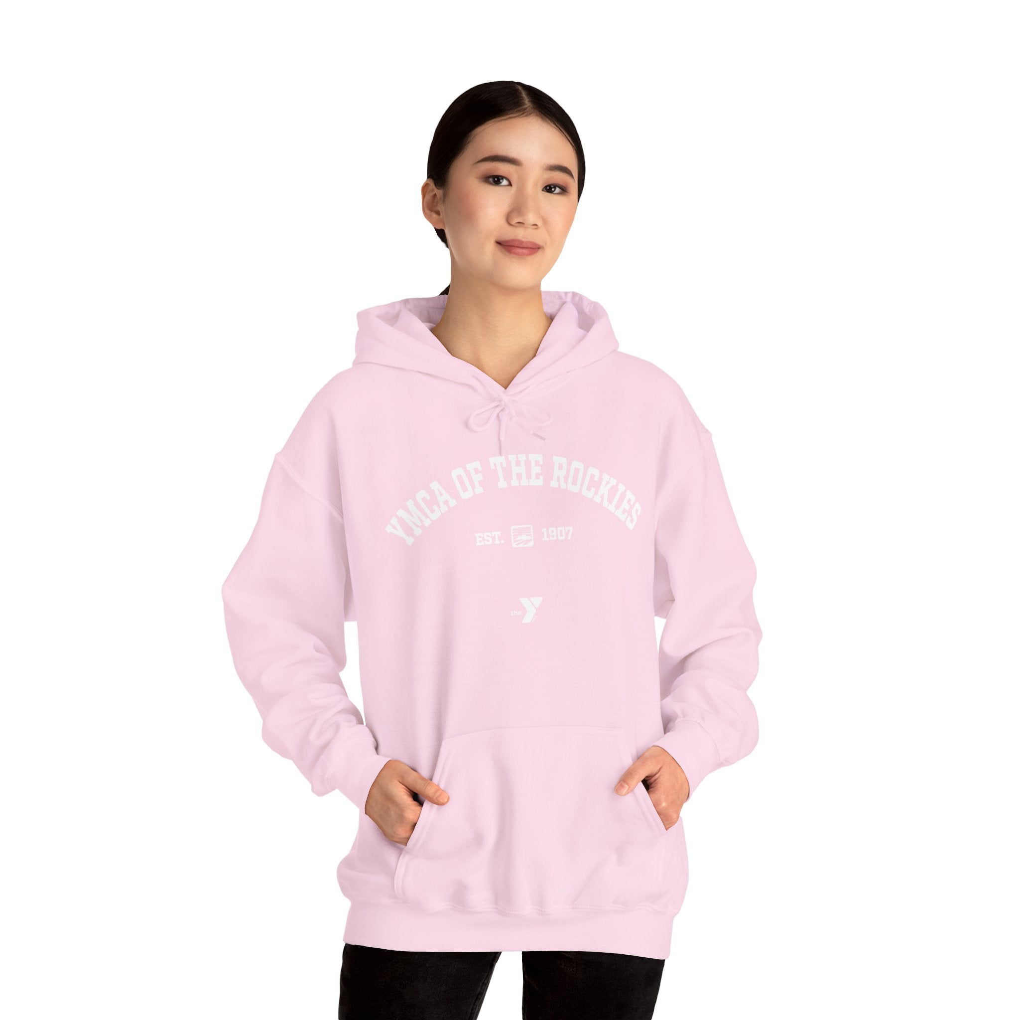 Heritage Logo Unisex Heavy Blend Hooded Sweatshirt